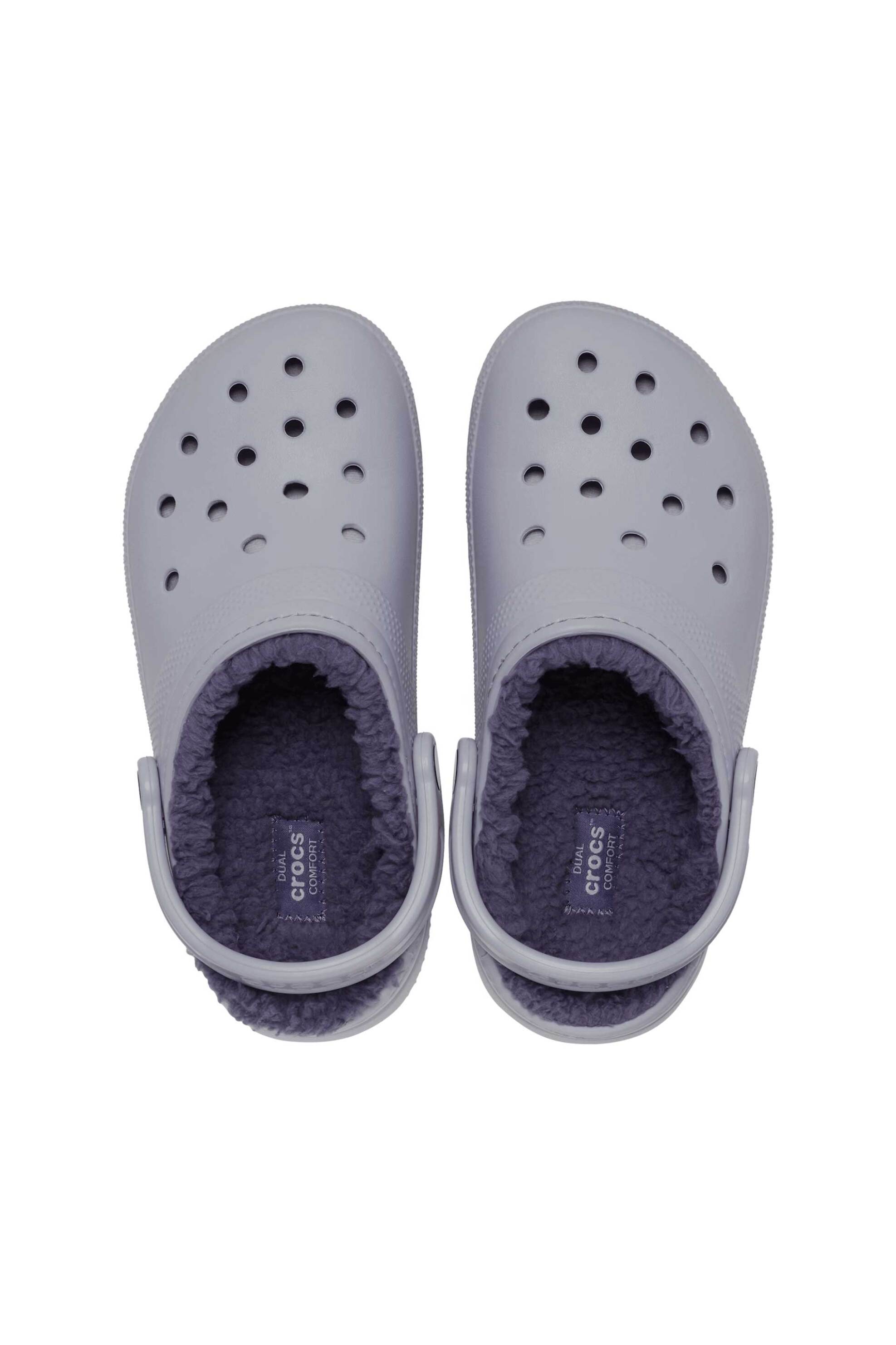 CROCS Crocs unisex clogs με επένδυση από faux γούνα "Classic Lined" - E66008 Λιλά