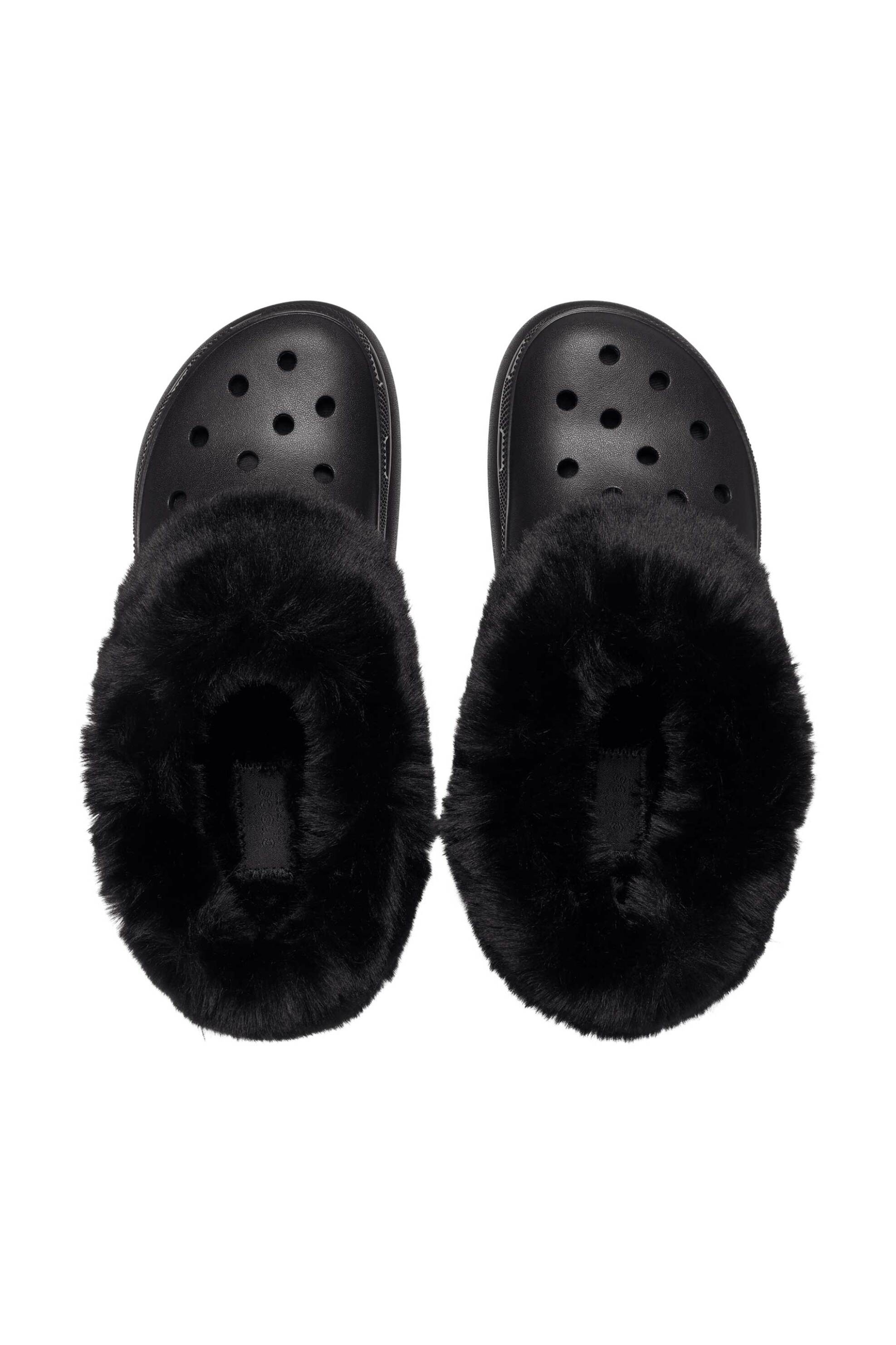  Crocs γυναικεία clogs με faux γούνα 