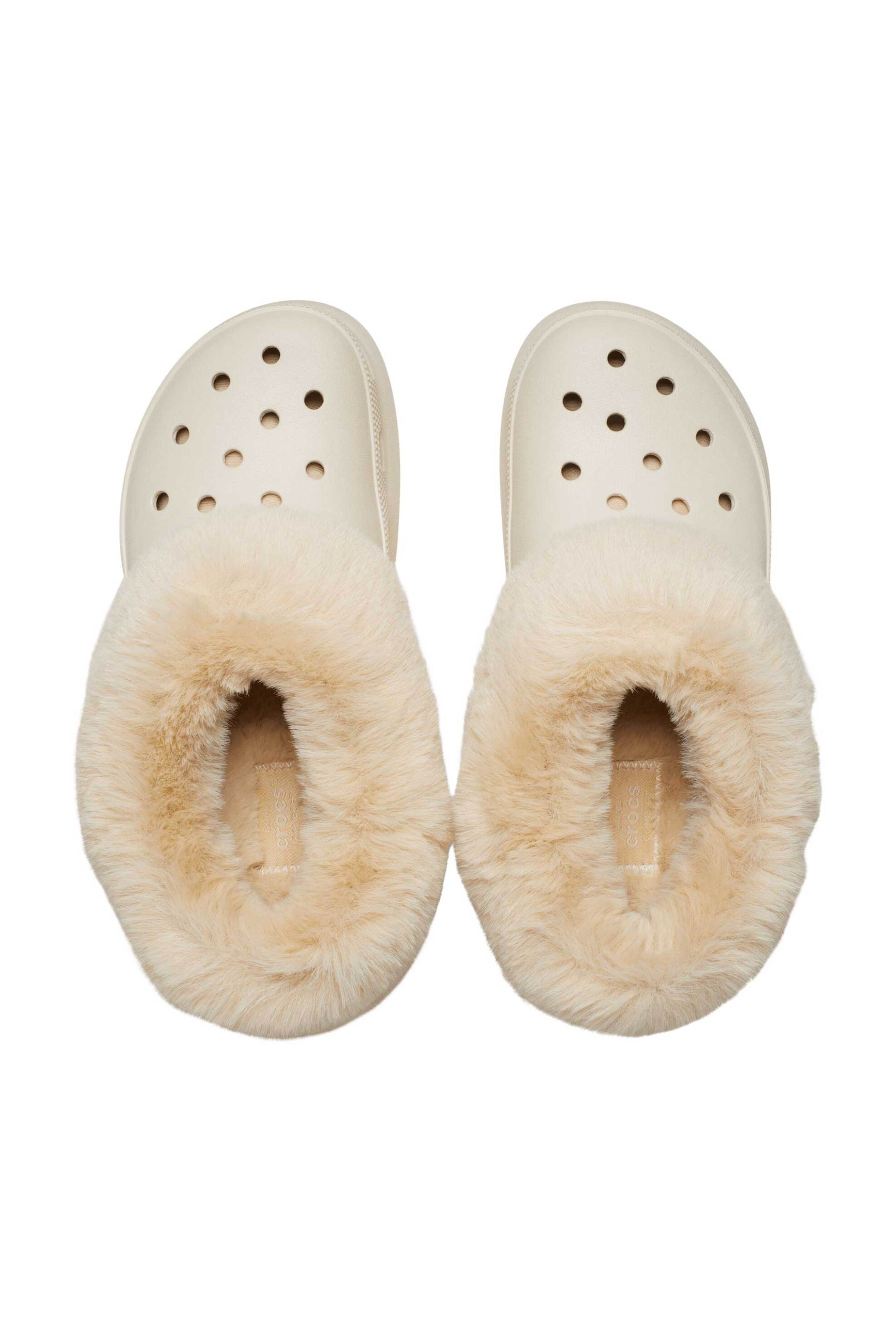  Crocs γυναικεία clogs με faux γούνα 