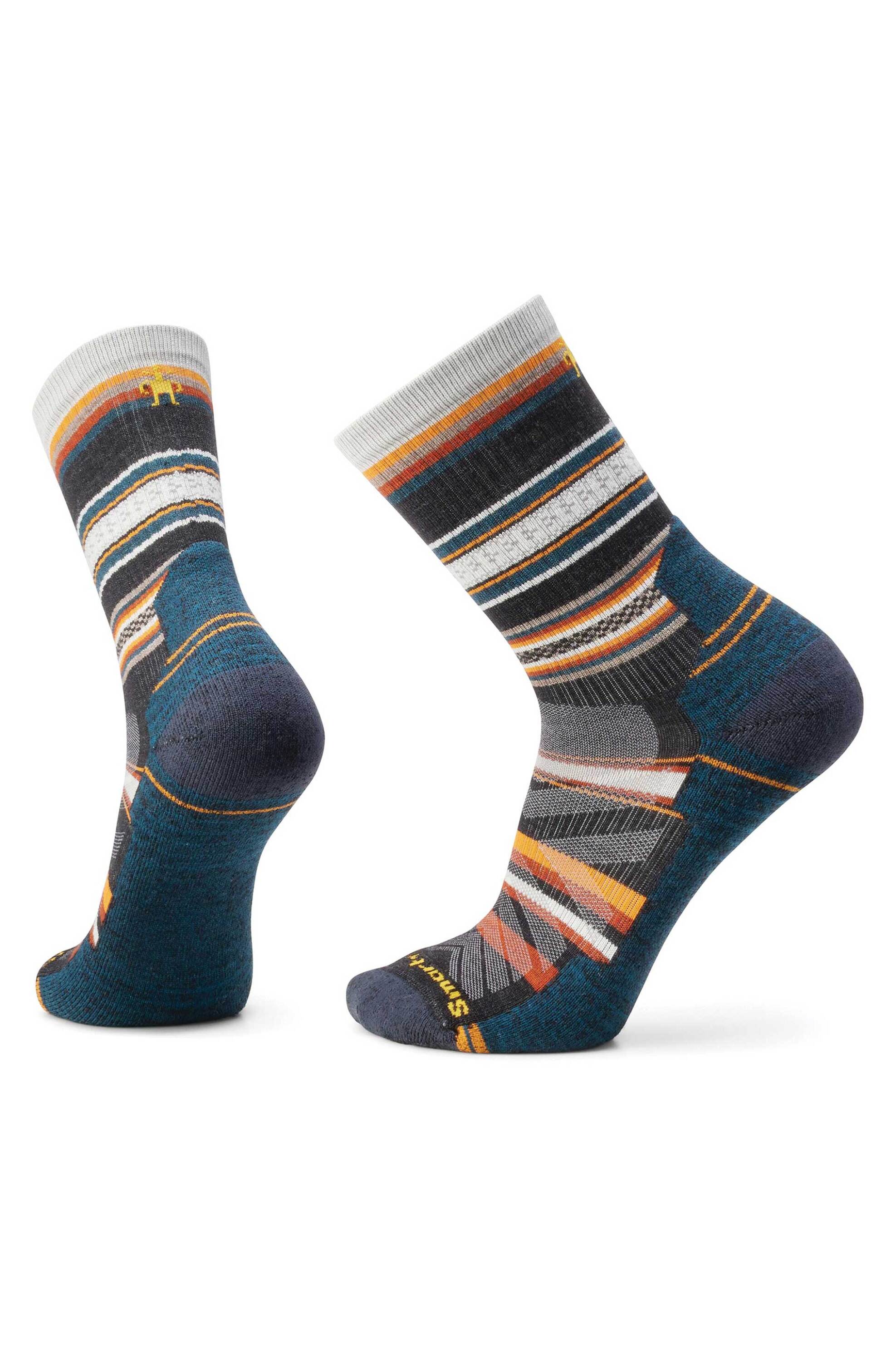 SMARTWOOL Smartwool unisex κάλτσες με γεωμετρικό σχέδιο "Hike Light Cushion Panorama" - SW0021600031 Μαύρο