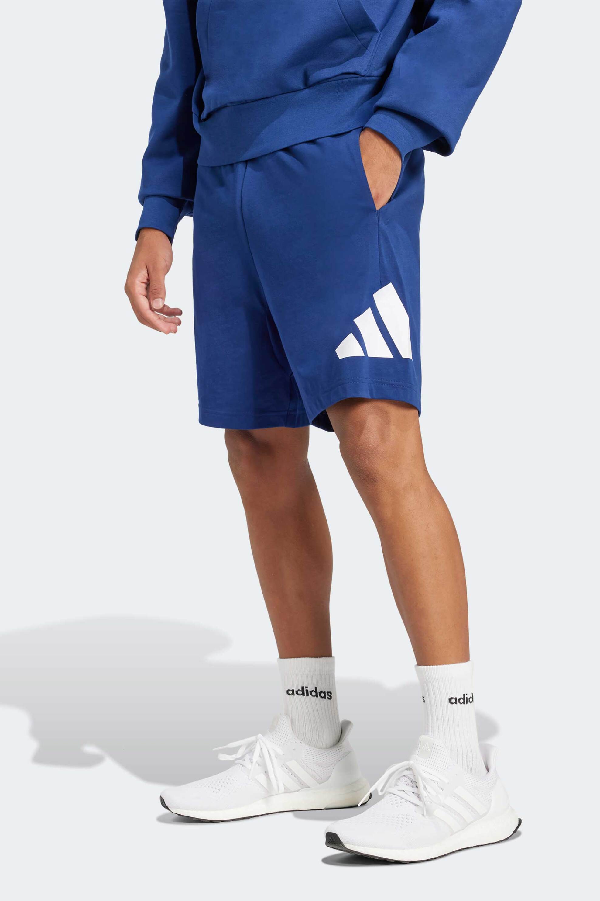 ADIDAS Adidas ανδρικό σορτς Regular Fit "Essentials Big Logo" - IS6910 Μπλε