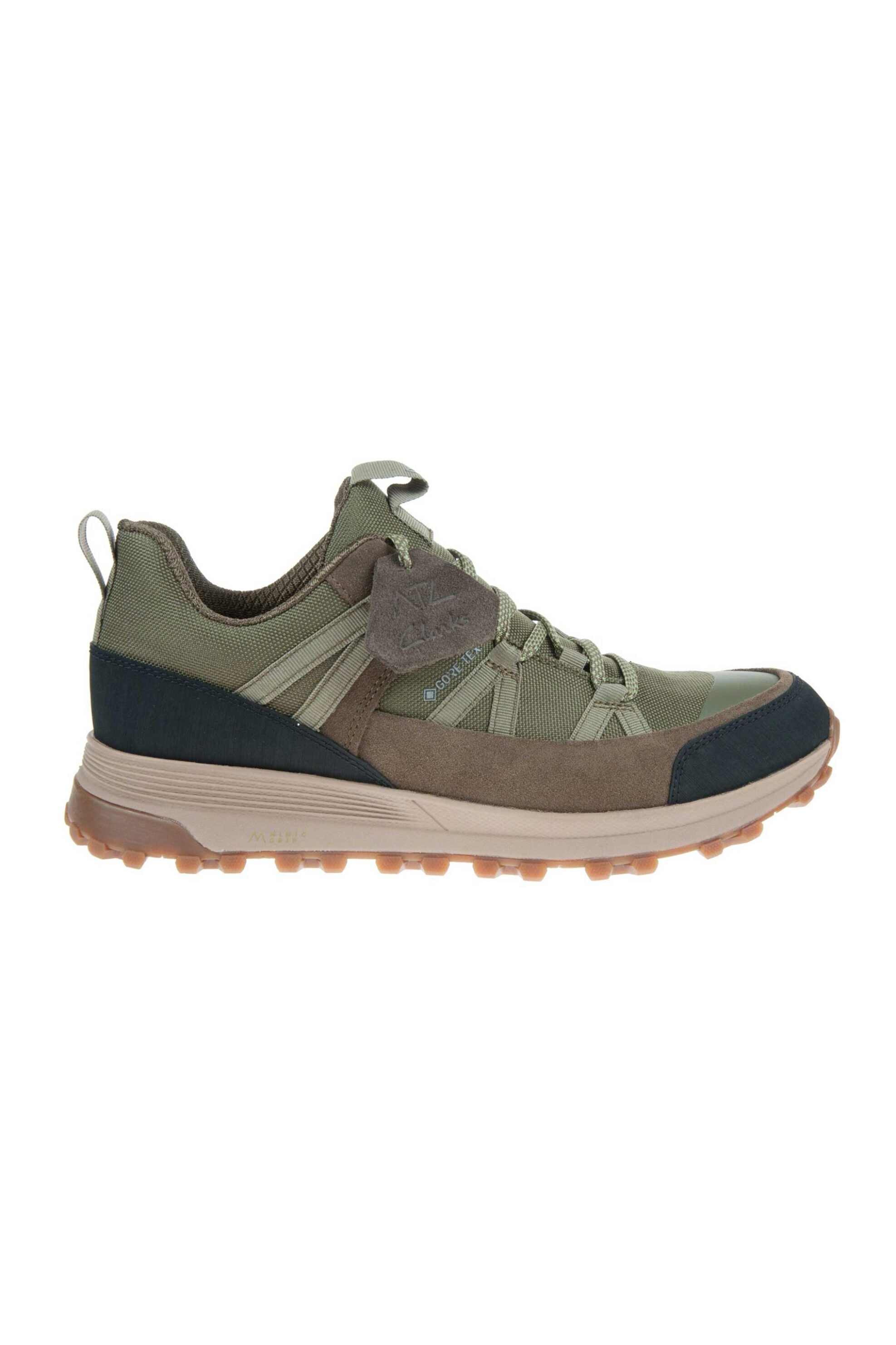 CLARKS Clarks ανδρικά δερμάτινα sneakers ''Atl Trek Run Gtx'' - 26172694 Λαδί