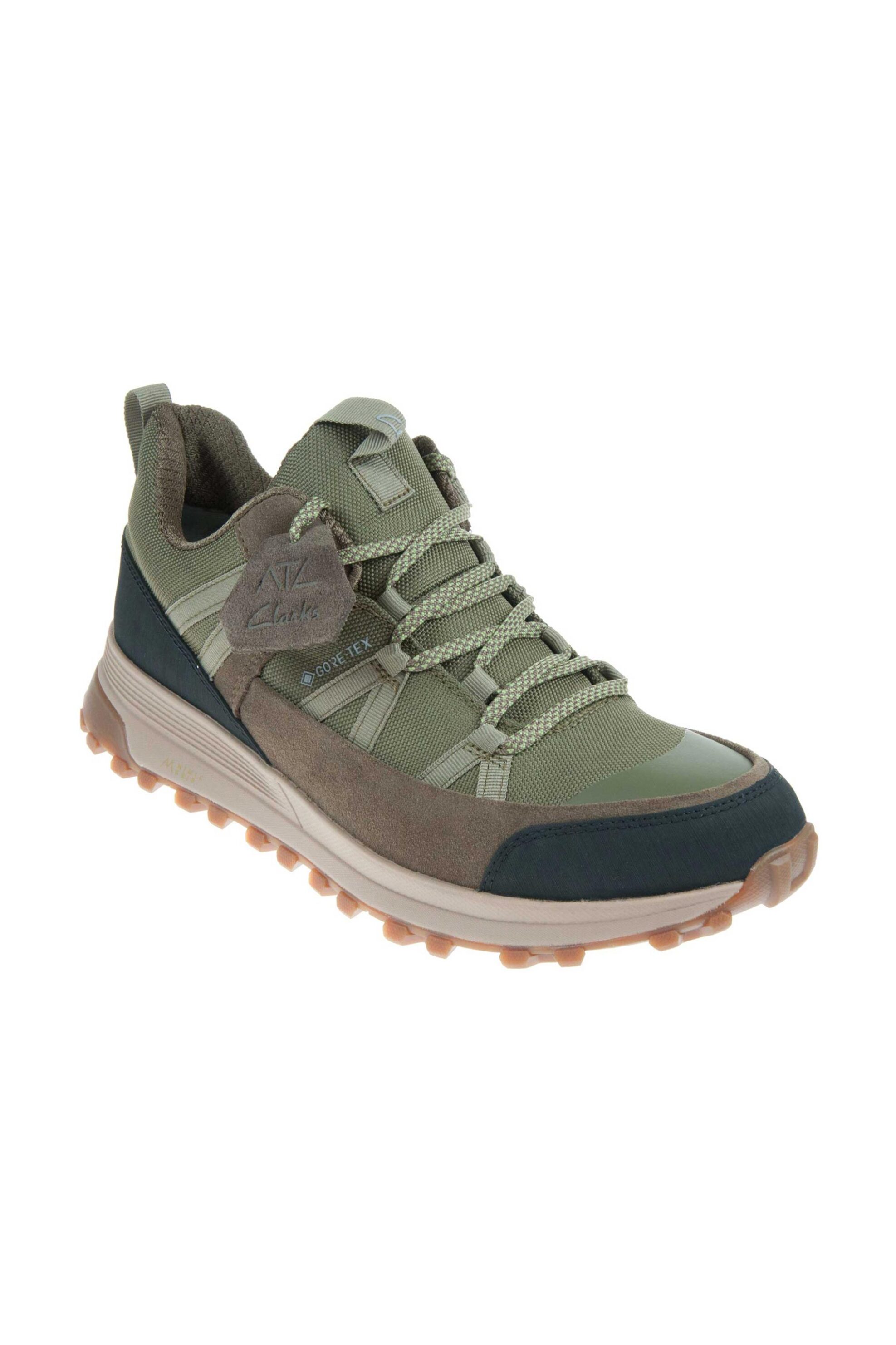 Clarks ανδρικά δερμάτινα sneakers ''Atl Trek Run Gtx'' - 26172694 Λαδί φωτογραφία