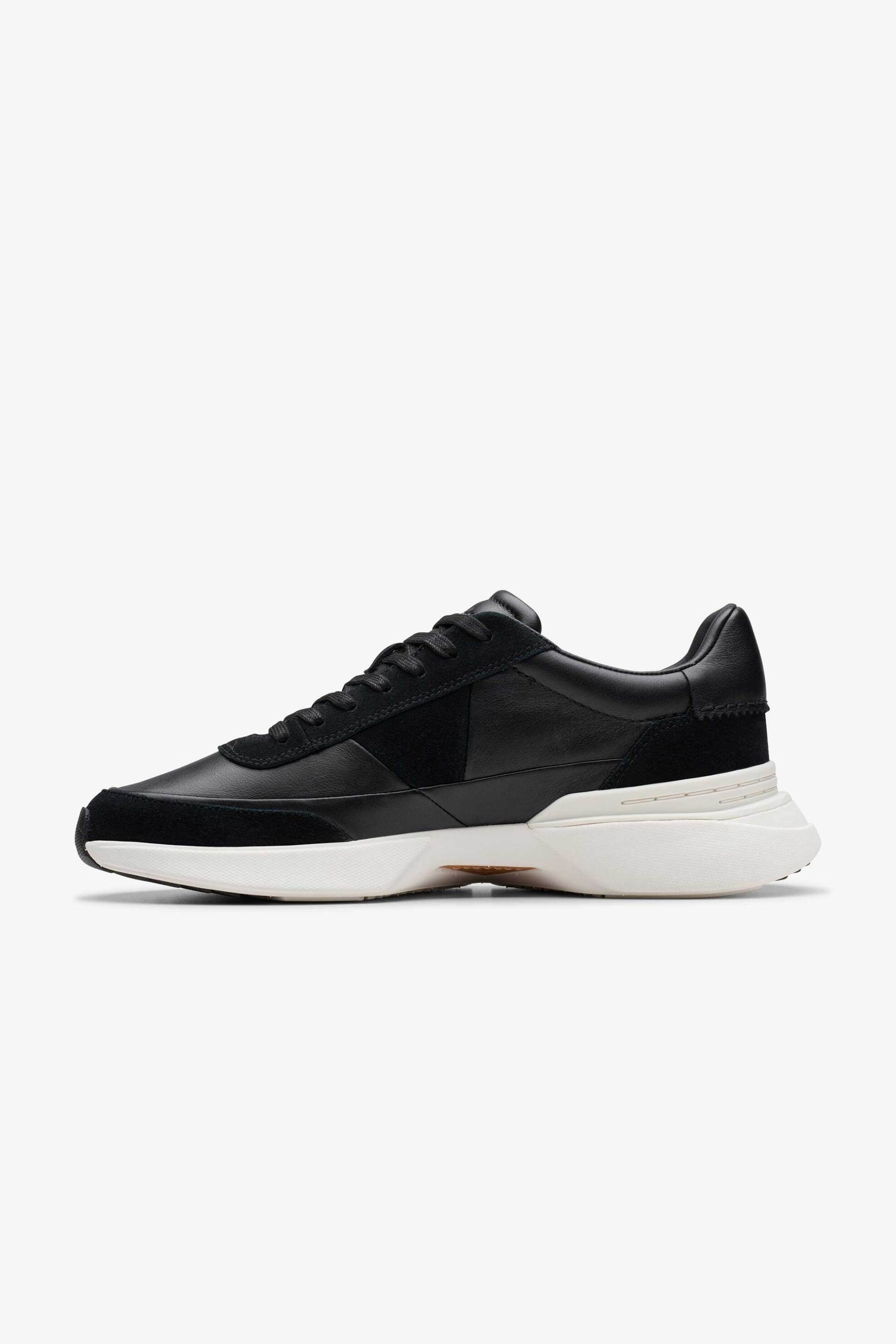 Clarks ανδρικά δερμάτινα sneakers ''Craft Pace'' - 26178494 Μαύρο φωτογραφία