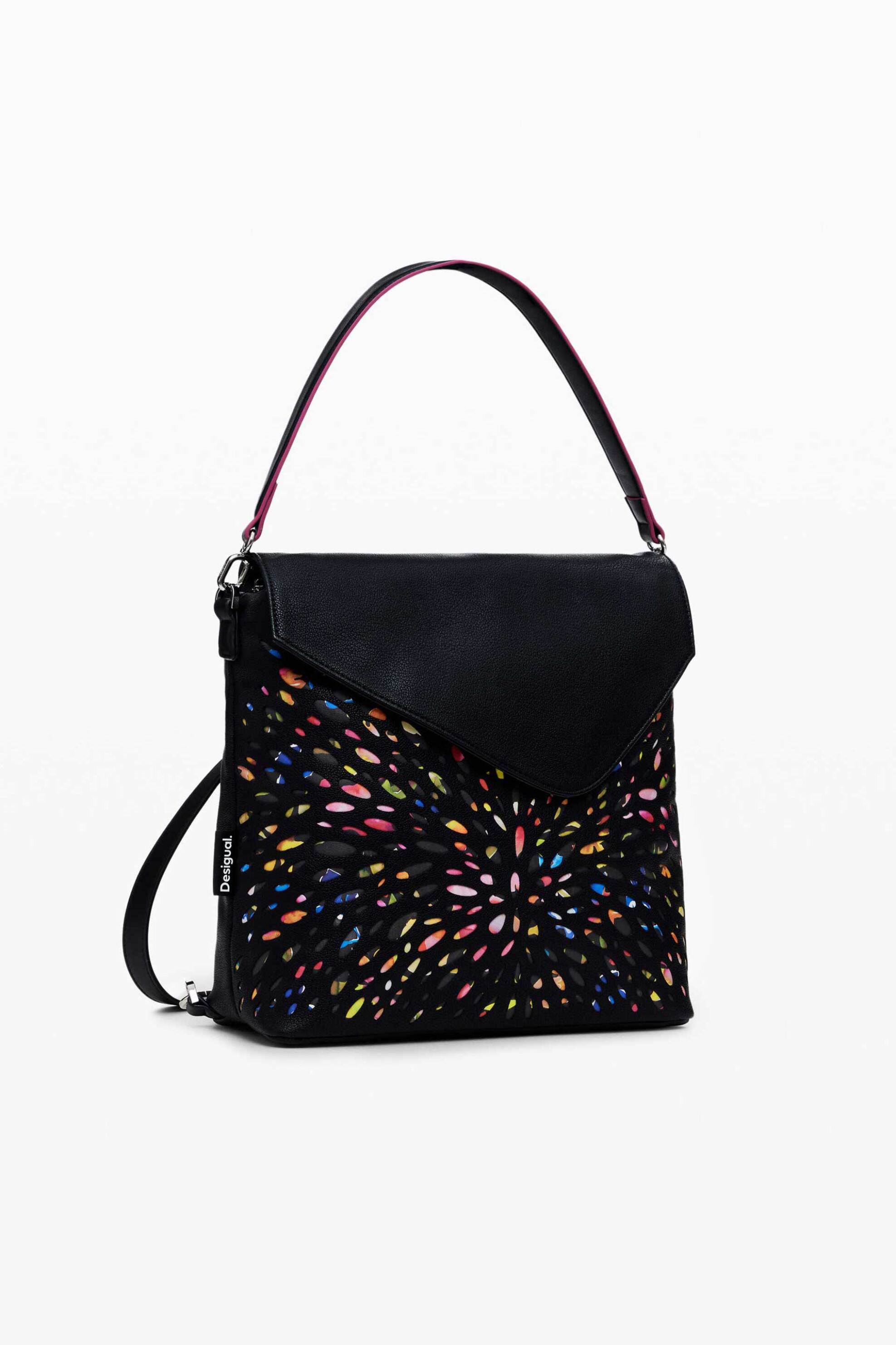 Desigual γυναικείο backpack "Blackwell Jersey" - 24WAKP13 Μαύρο φωτογραφία