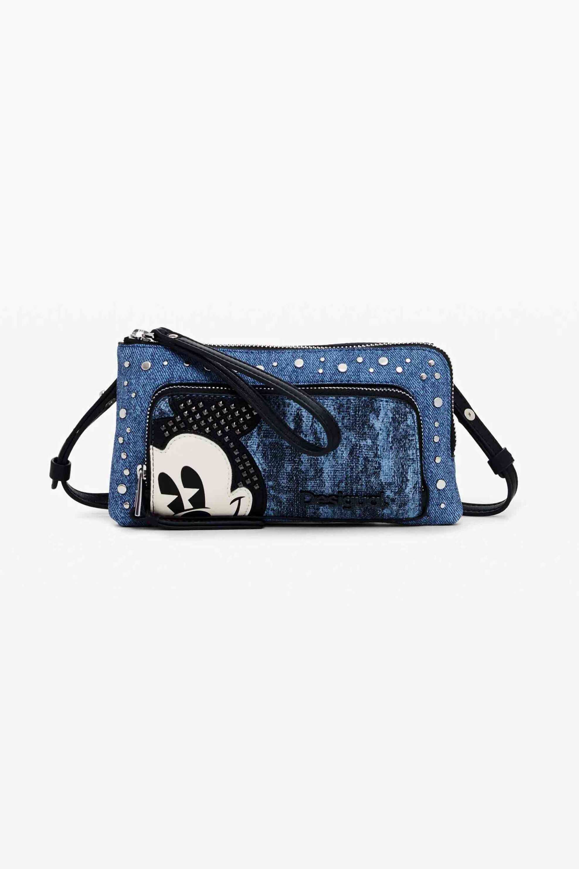 DESIGUAL Desigual γυναικεία denim τσάντα crossbody 