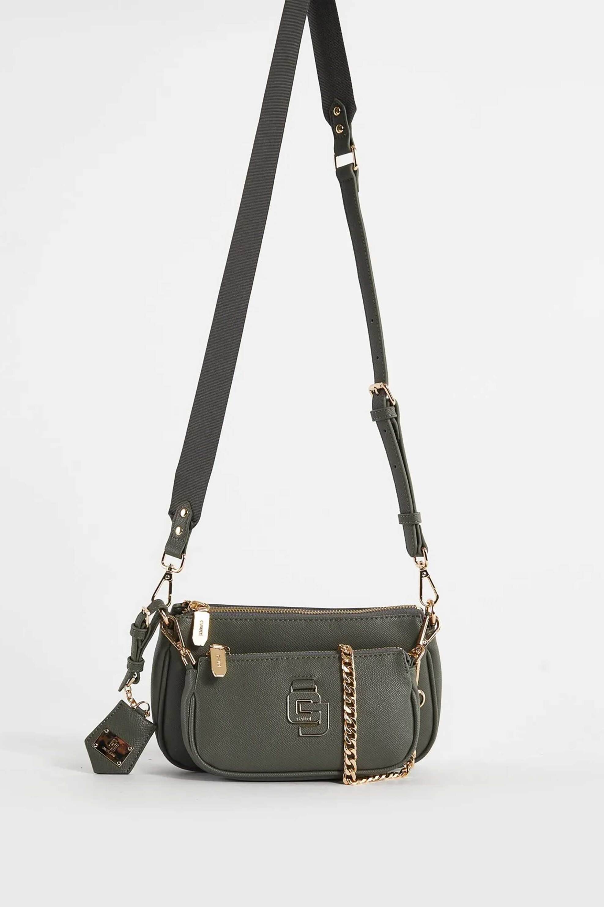 GAUDÍ Gaudi γυναικεία τσάντα crossbody με πορτοφόλι - V4AI-11894 Χακί 2025