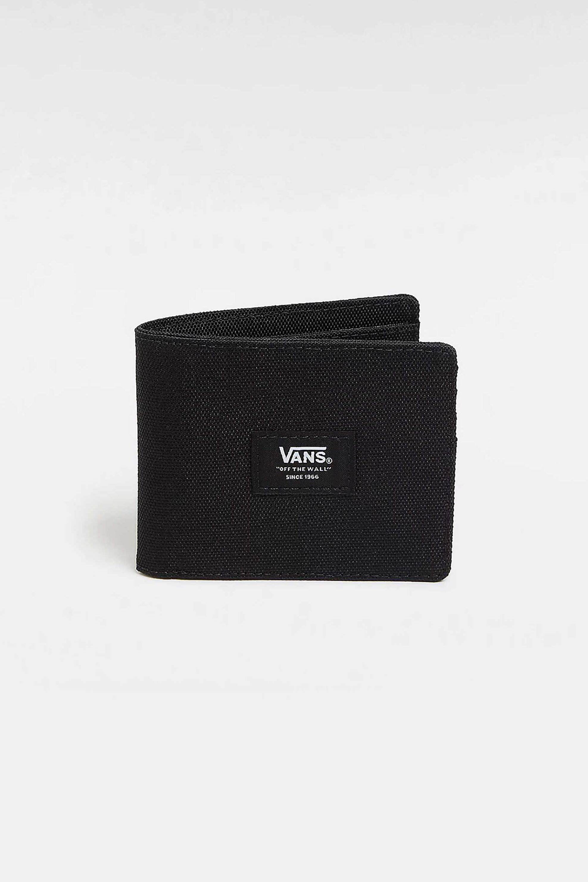 VANS Vans unisex πορτοφόλι με logo print "Roats Bifold" - VN000F0CBLK1 Μαύρο