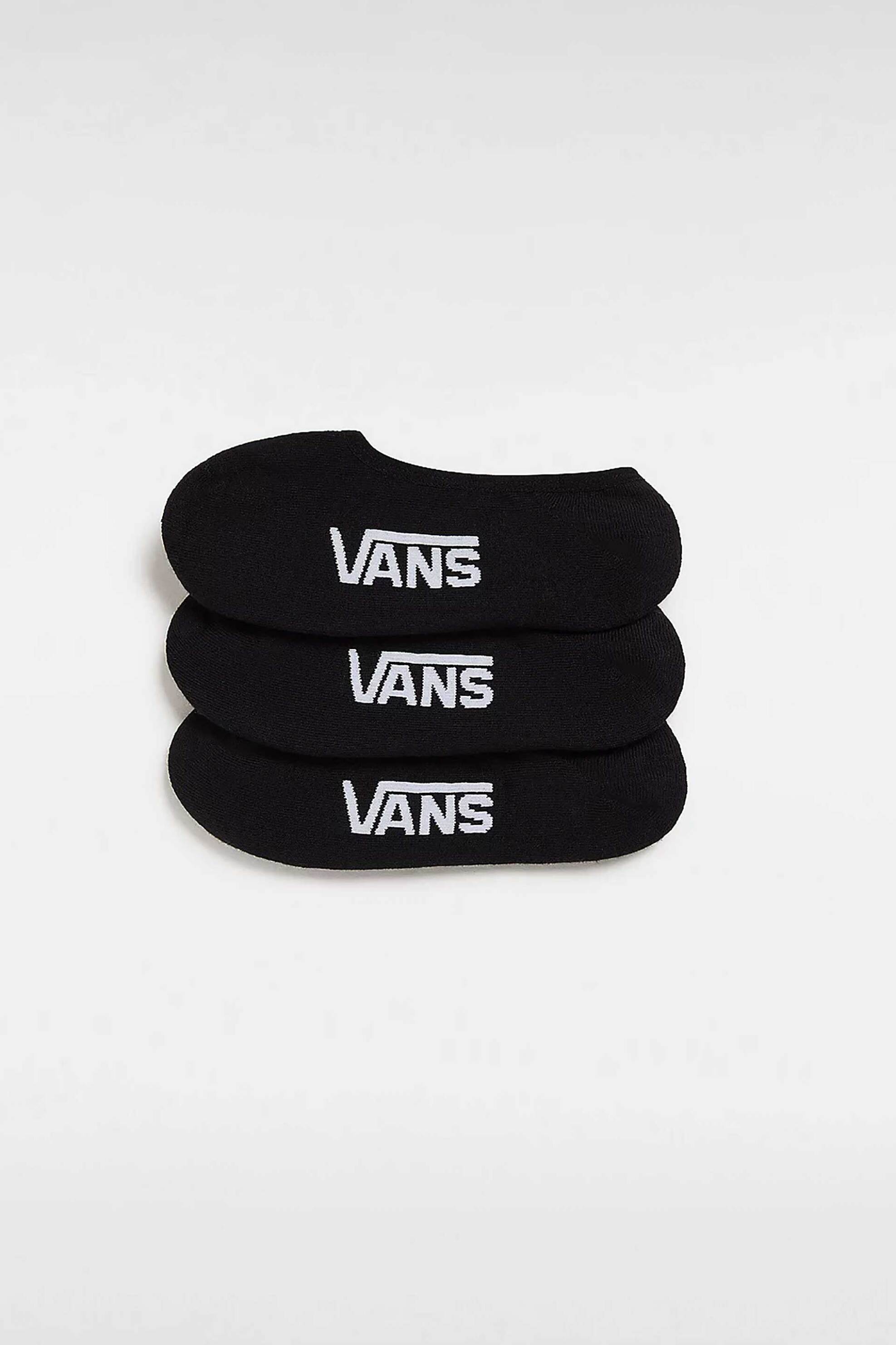 VANS Vans unisex κάλτσες σετ 3 ζεύγη Νo-show - VN000F10BLK1 Μαύρο