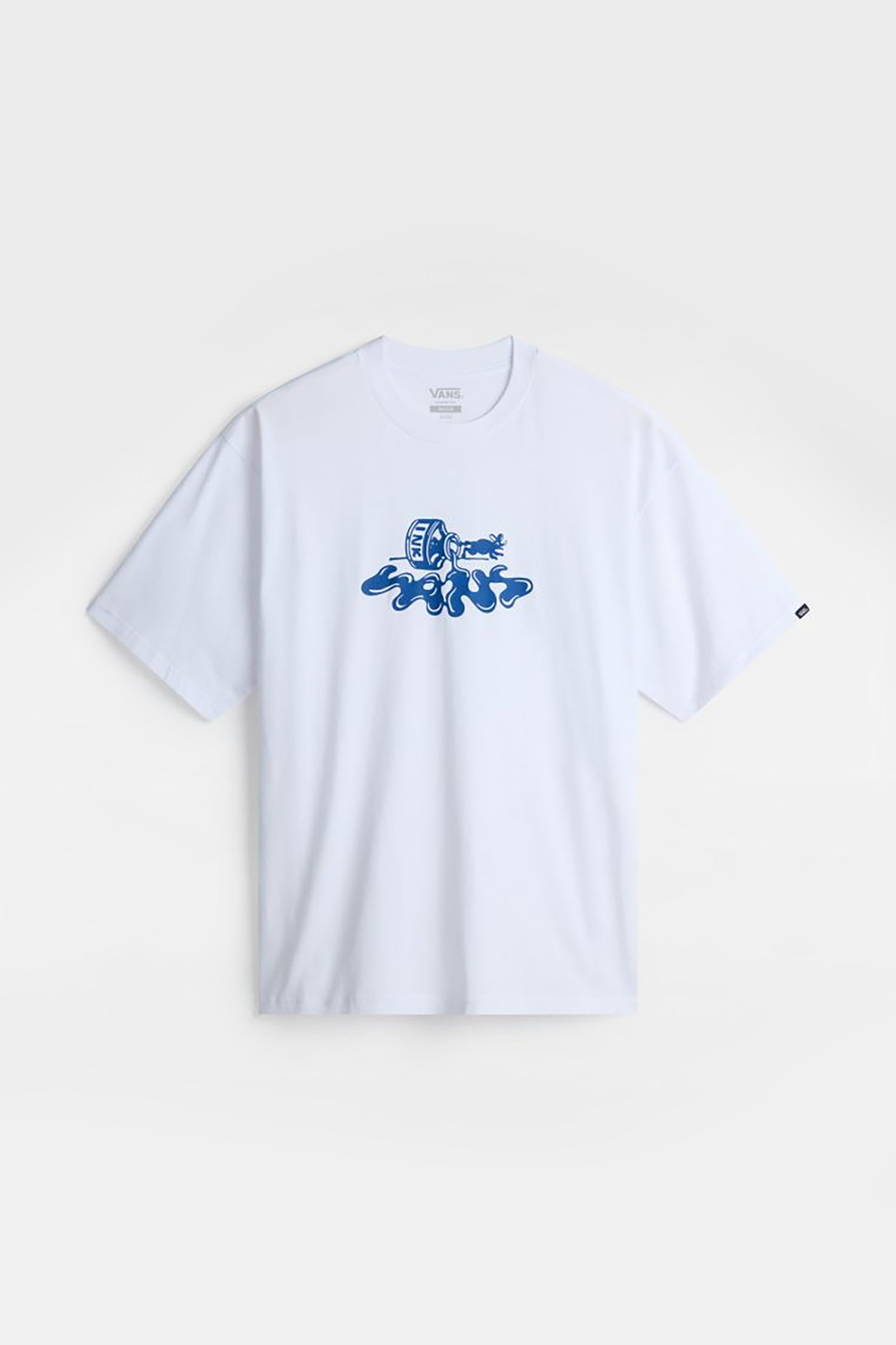 VANS Vans ανδρικό T-shirt με print και λογότυπο "Ink A Mouse" - VN000HG4WHT1 Λευκό