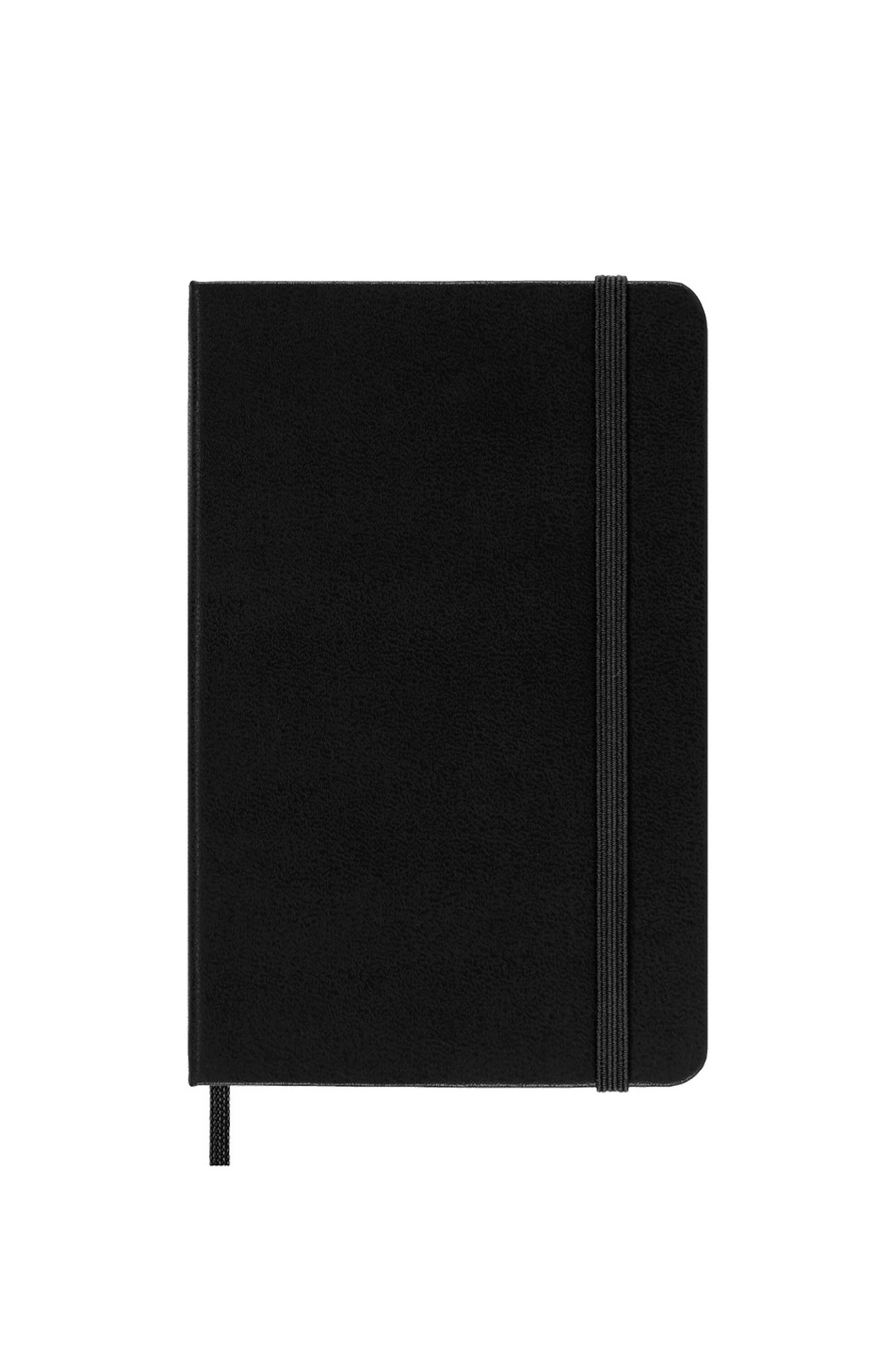 MOLESKINE Moleskine σημειωματάριο μονόχρωμο "Classic Notebook Plain Pocket" Μαύρο - QP012