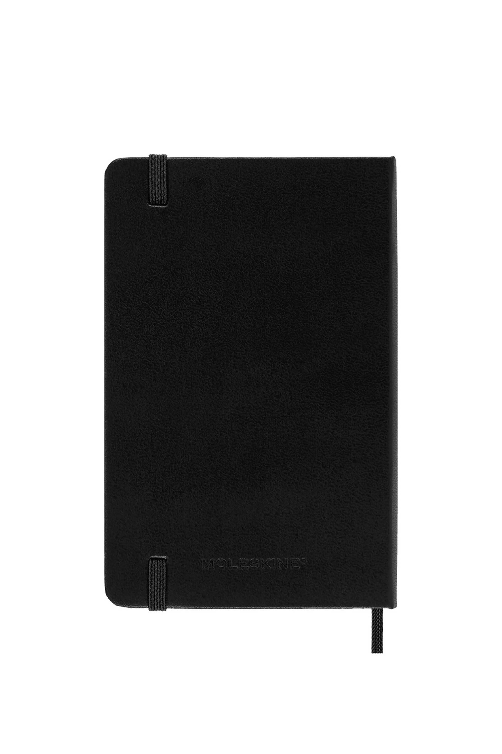 Moleskine σημειωματάριο μονόχρωμο "Classic Notebook Plain Pocket" Μαύρο - QP012 φωτογραφία