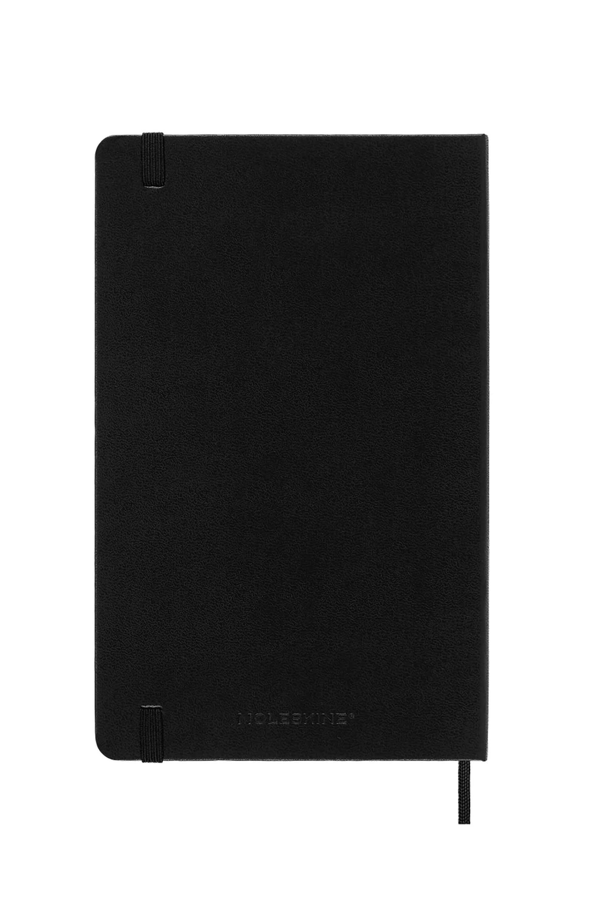 Moleskine σημειωματάριο μονόχρωμο "Classic Notebook Plain Large" Μαύρο - QP062 φωτογραφία