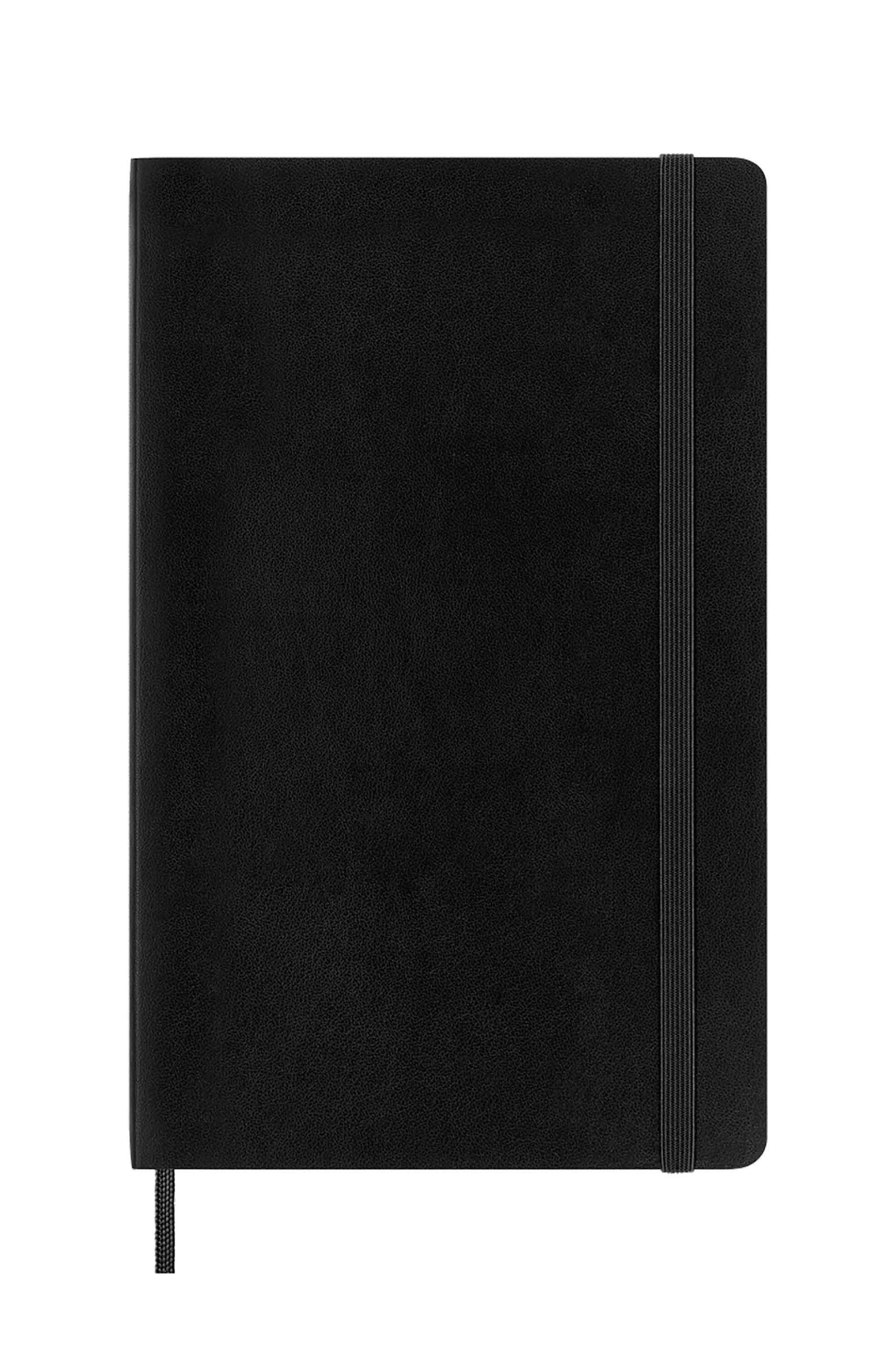 MOLESKINE Moleskine σημειωματάριο μονόχρωμο "Classic Notebook Ruled Large" Μαύρο - QP616