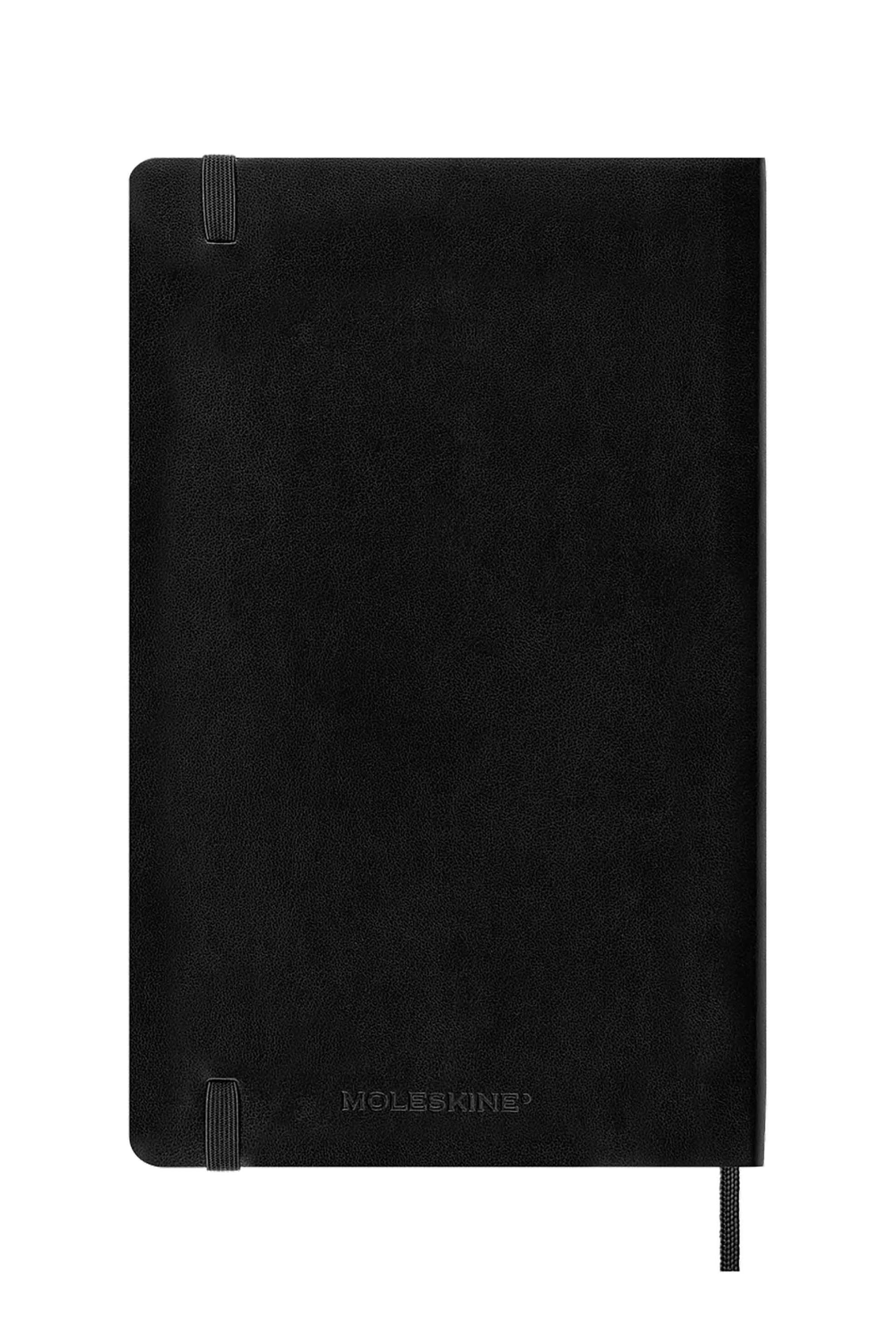 Moleskine σημειωματάριο μονόχρωμο "Classic Notebook Ruled Large" Μαύρο - QP616 φωτογραφία