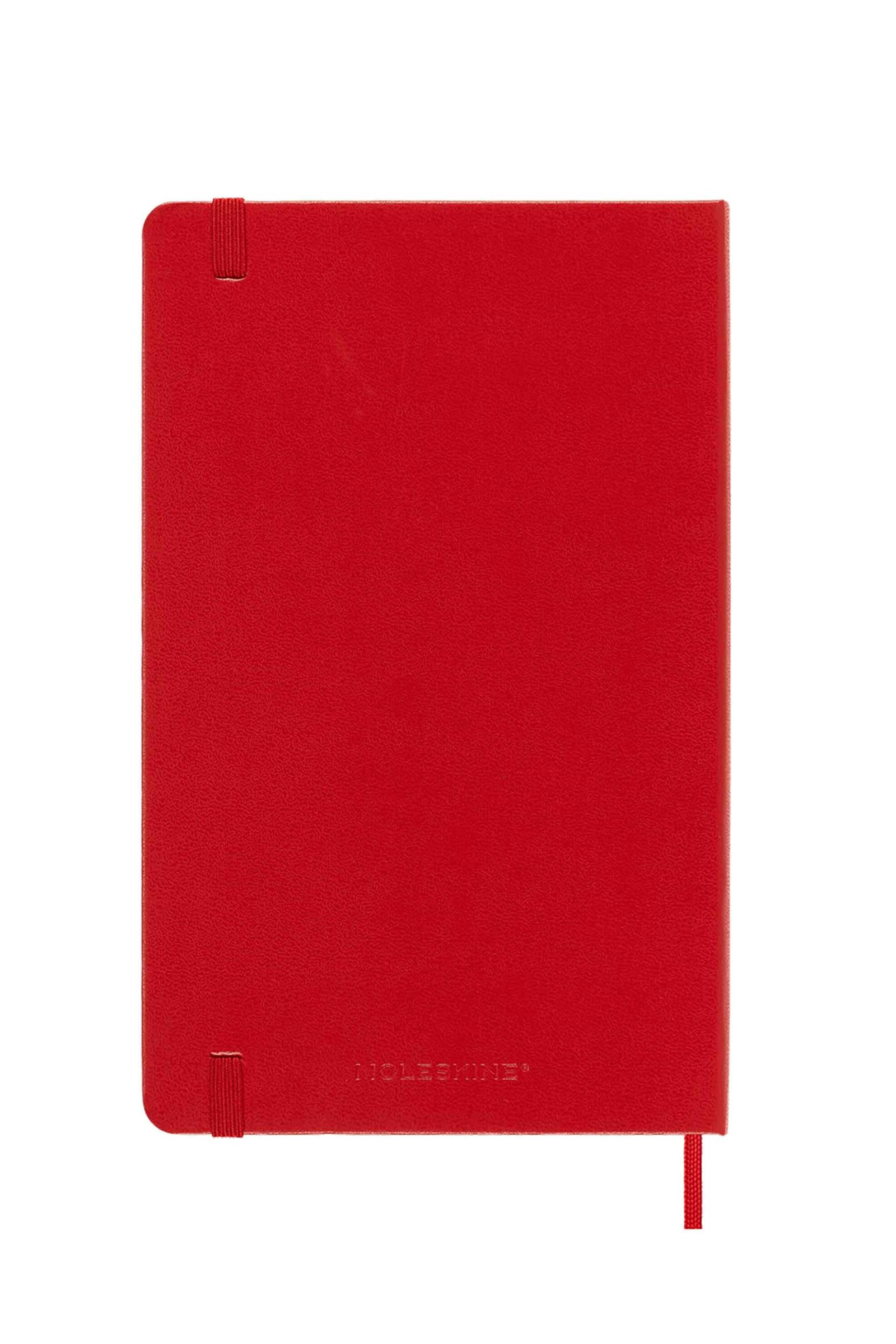 Moleskine σημειωματάριο μονόχρωμο "Classic Notebook Squared Large" Κόκκινο - QP061R φωτογραφία