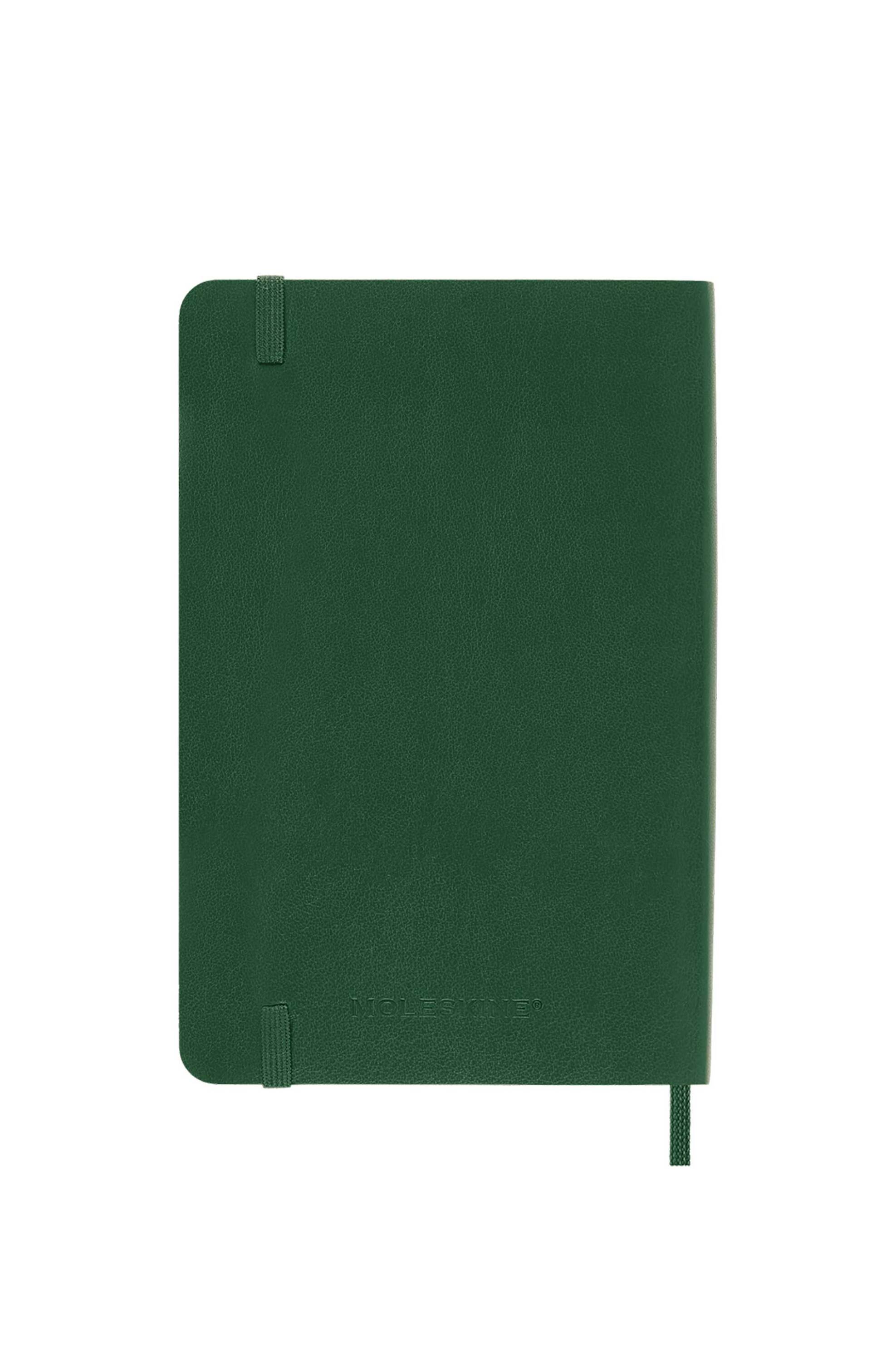 Moleskine σημειωματάριο μονόχρωμο "Classic Notebook Ruled Pocket" Πράσινο - QP611K15 φωτογραφία