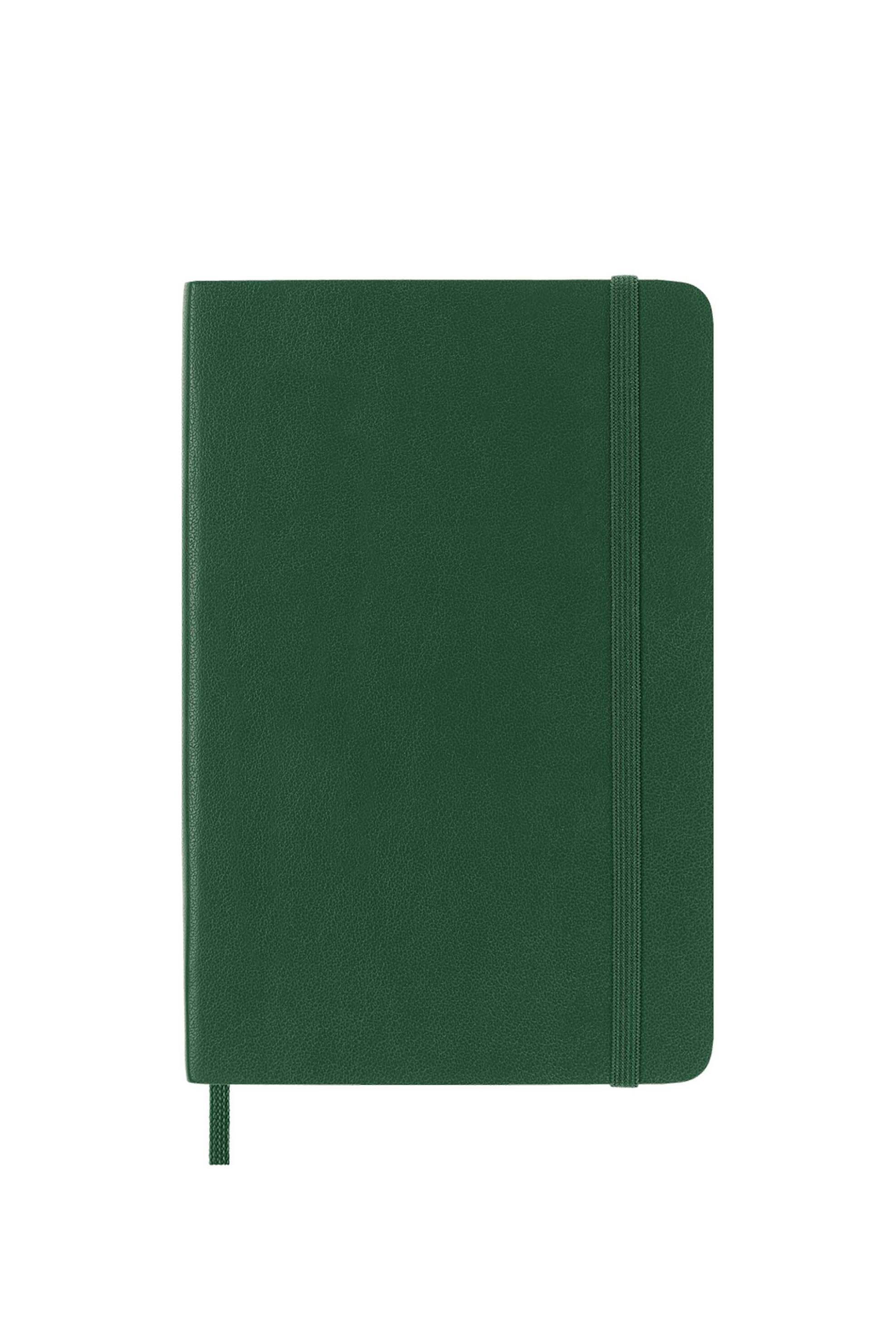 MOLESKINE Moleskine σημειωματάριο μονόχρωμο "Classic Notebook Plain Pocket" Πράσινο - QP613K15