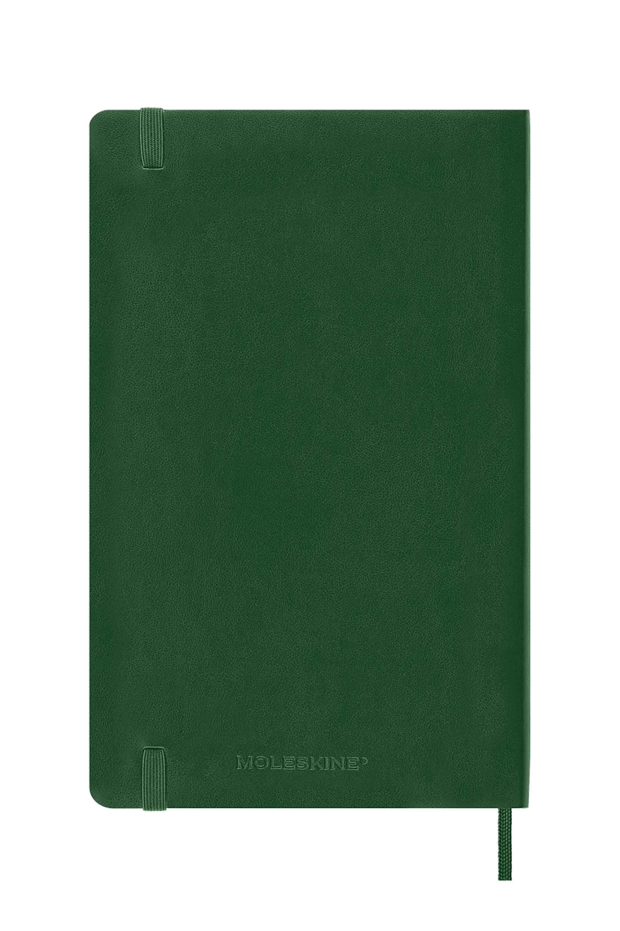 Moleskine σημειωματάριο μονόχρωμο "Classic Notebook Plain Large" Πράσινο - QP618K15 φωτογραφία