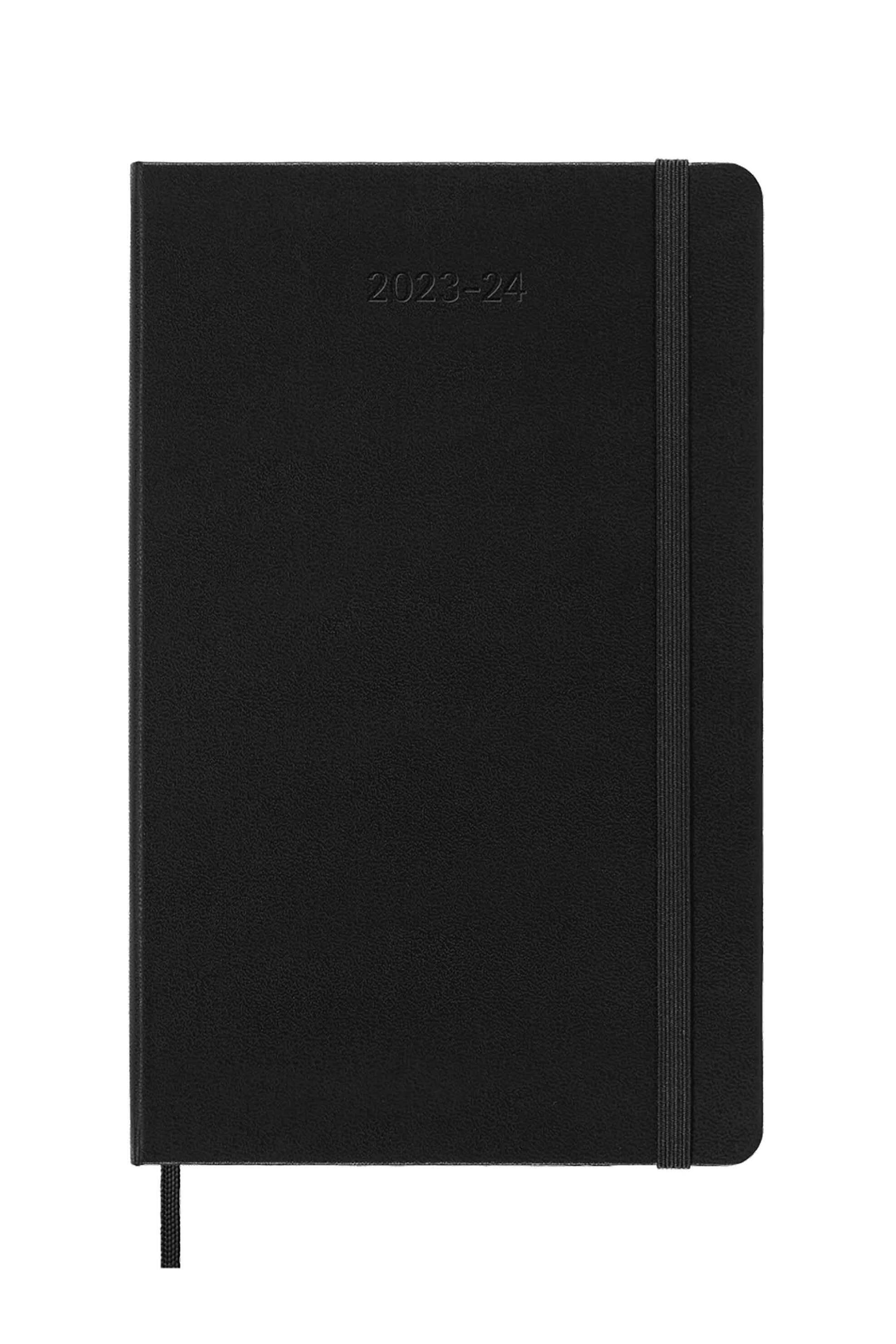 MOLESKINE Moleskine ημερολόγιο μονόχρωμο "Classic Planner 2023/2024 Weekly Notebook Large" Μαύρο - DHB18WN3Y24