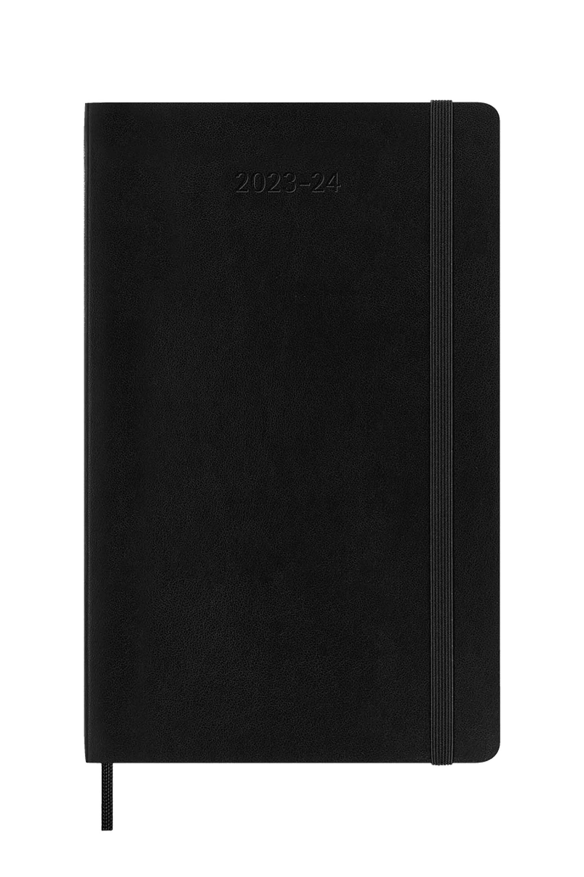 MOLESKINE Moleskine ημερολόγιο μονόχρωμο "Classic Planner 2023/2024 Weekly Notebook Large" Μαύρο - DSB18WN3Y24