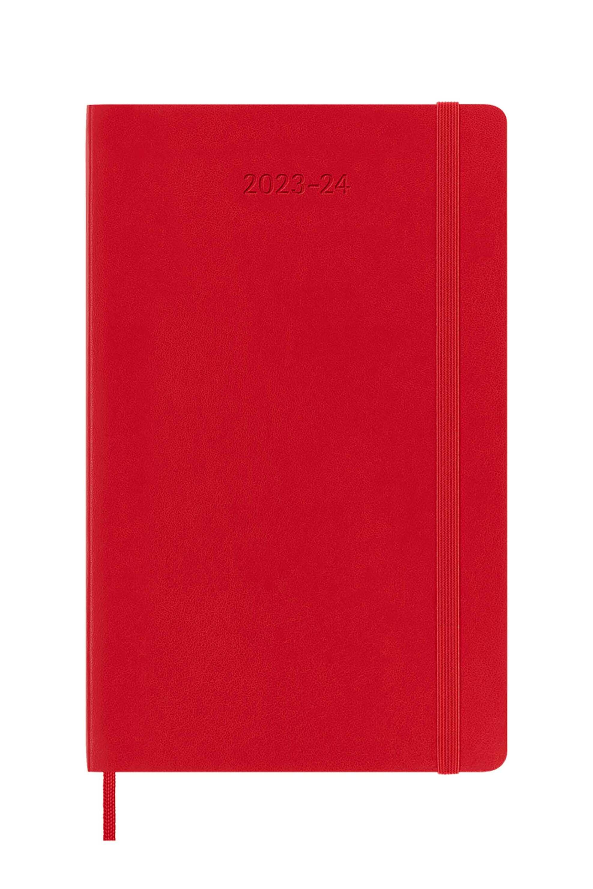 MOLESKINE Moleskine ημερολόγιο μονόχρωμο "Classic Planner 2023/2024 Weekly Notebook Large" Κόκκινο - DSF218WN3Y24