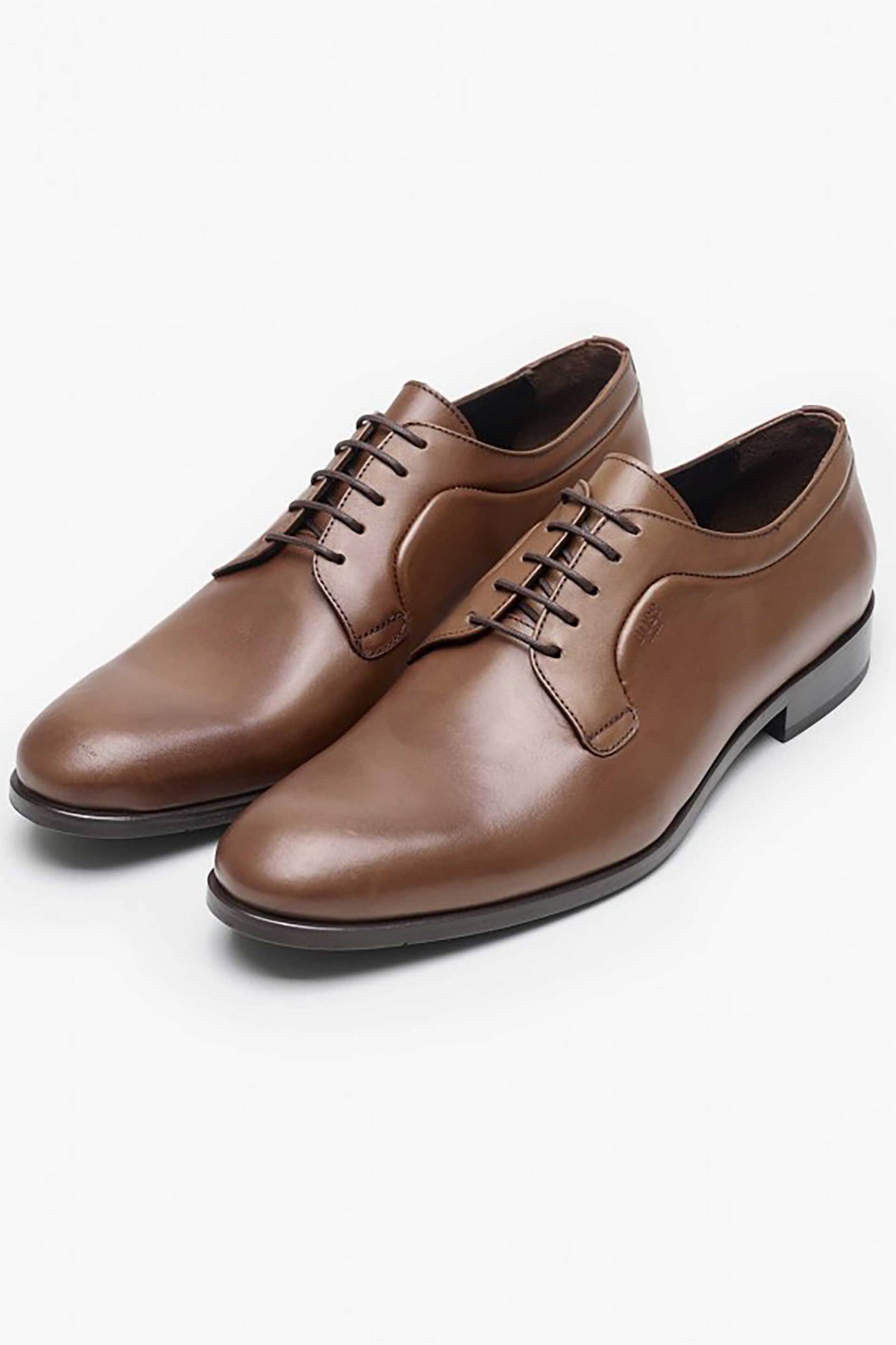 Boss Shoes ανδρικά δερμάτινα oxford - A7521 Καφέ φωτογραφία