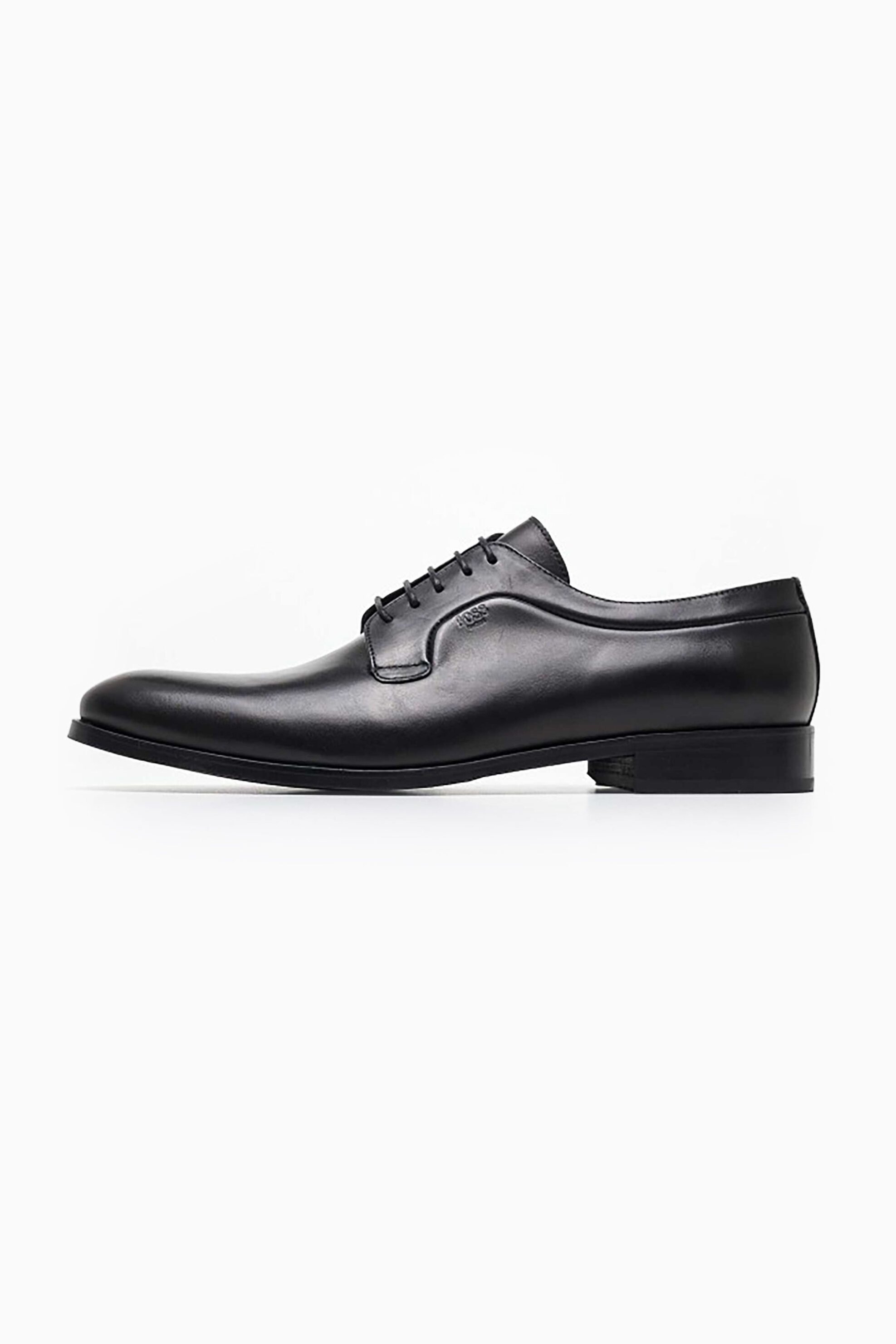 BOSS SHOES Boss Shoes ανδρικά δερμάτινα oxford - A7521 Μαύρο