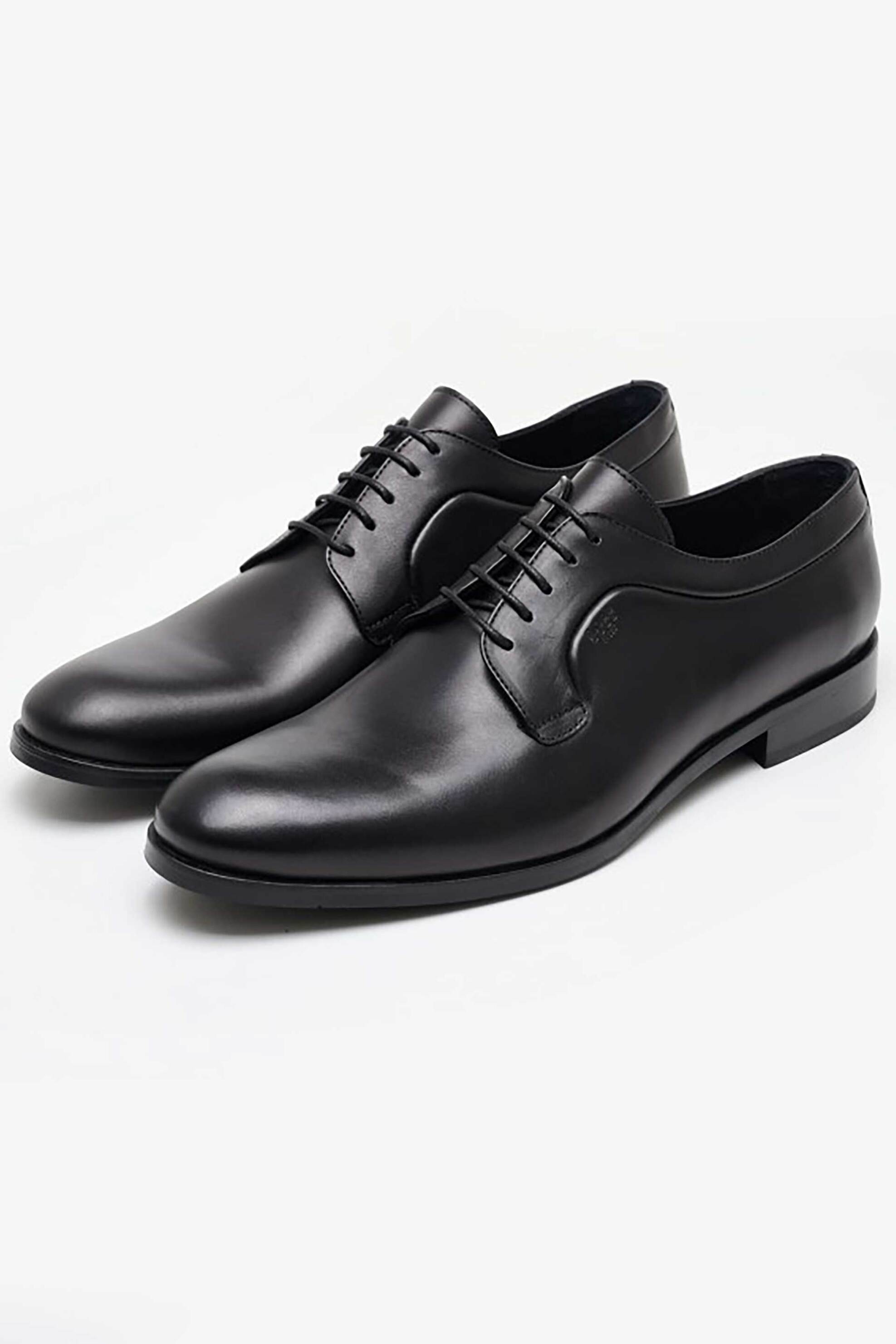 Boss Shoes ανδρικά δερμάτινα oxford - A7521 Μαύρο φωτογραφία