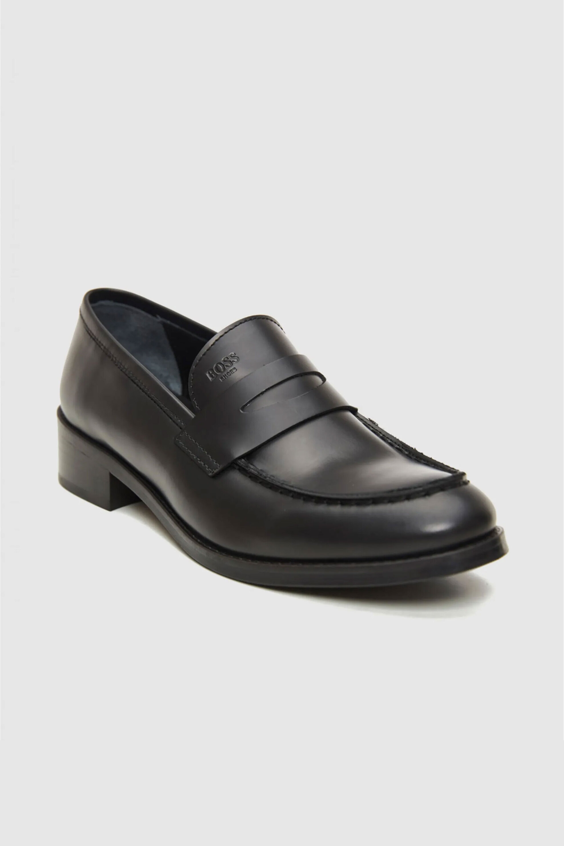 Boss Shoes γυναικεία δερμάτινα loafers - AW7578 Μαύρο φωτογραφία