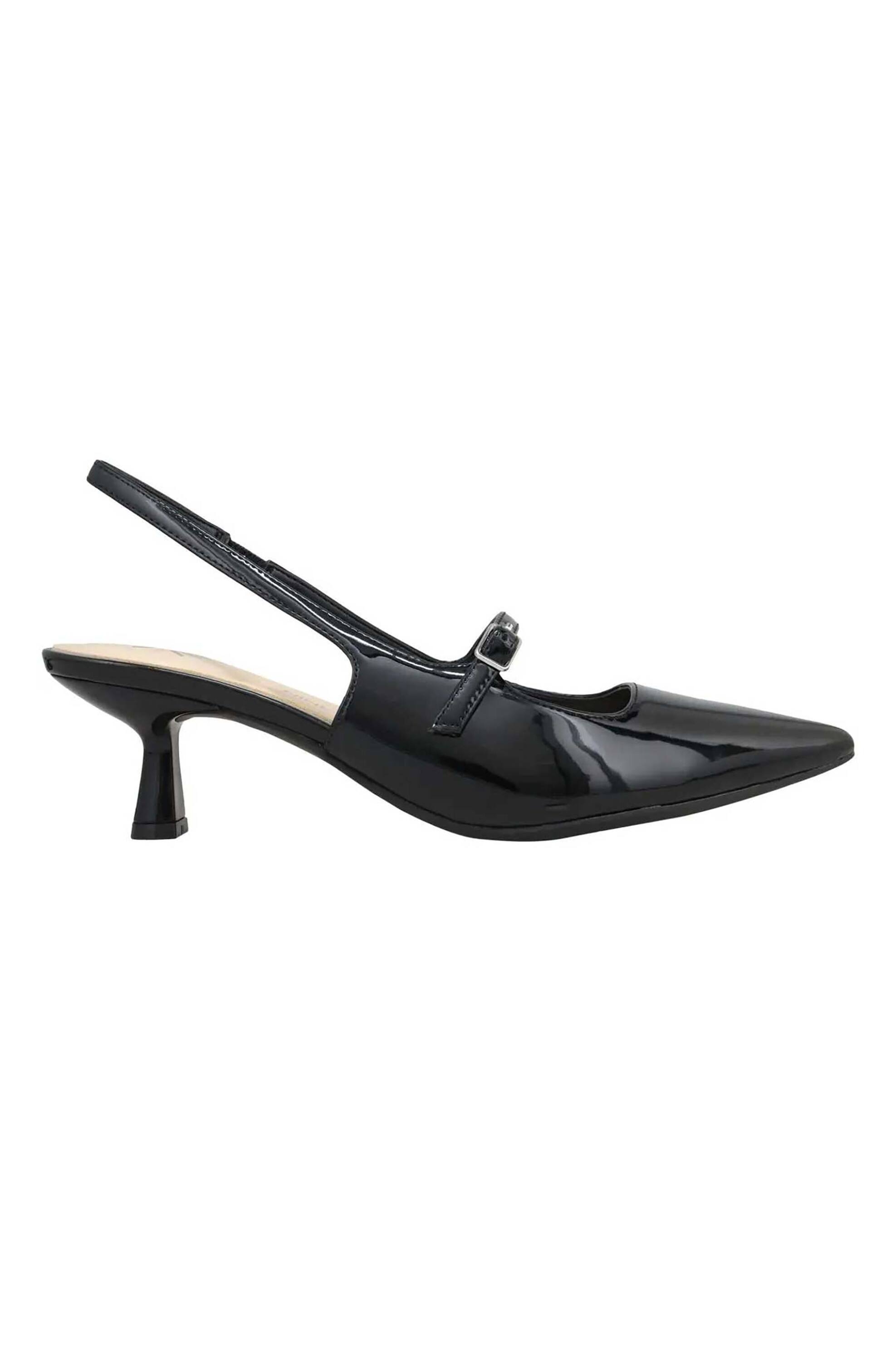 NINE WEST Nine West γυναικείες γόβες λουστίνι slingbacks - CALUN9X93 01 Μαύρο