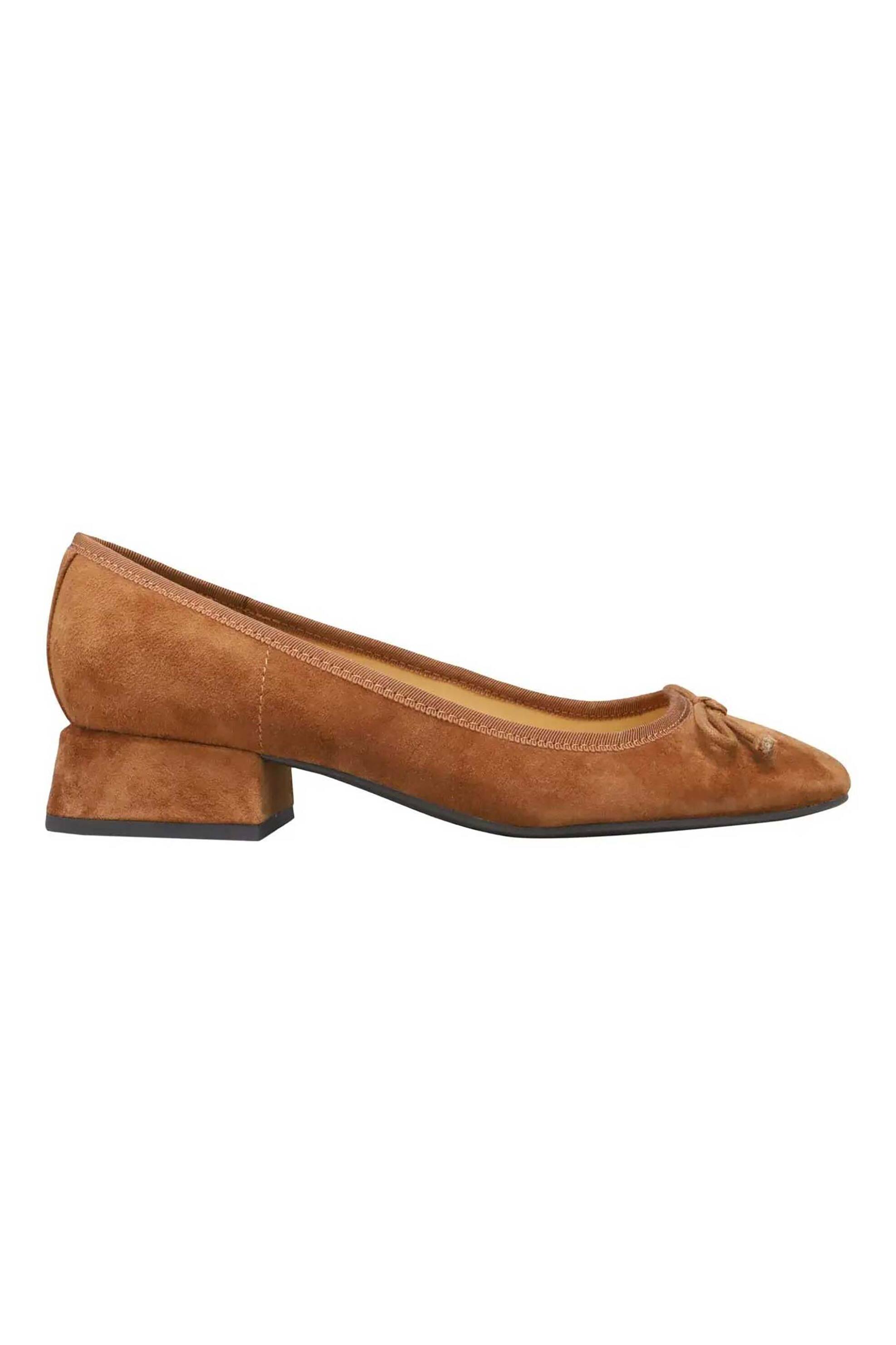 NINE WEST Nine West γυναικείες suede μπαλαρίνες "Saruh" - SARUH 01 Ταμπά