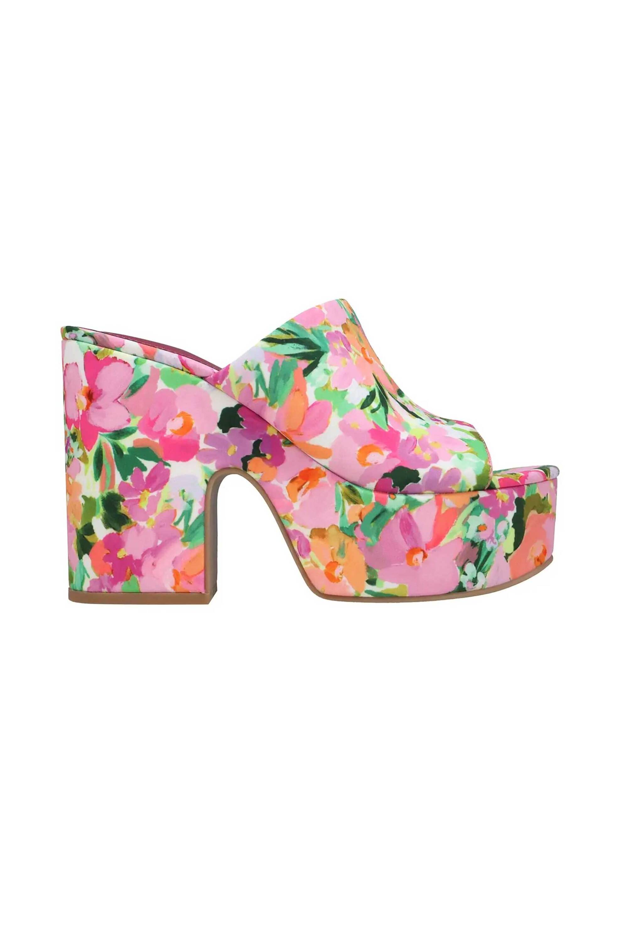 NINE WEST Nine West γυναικεία mules με floral print "Olley2" - OLLEY2 Ροζ