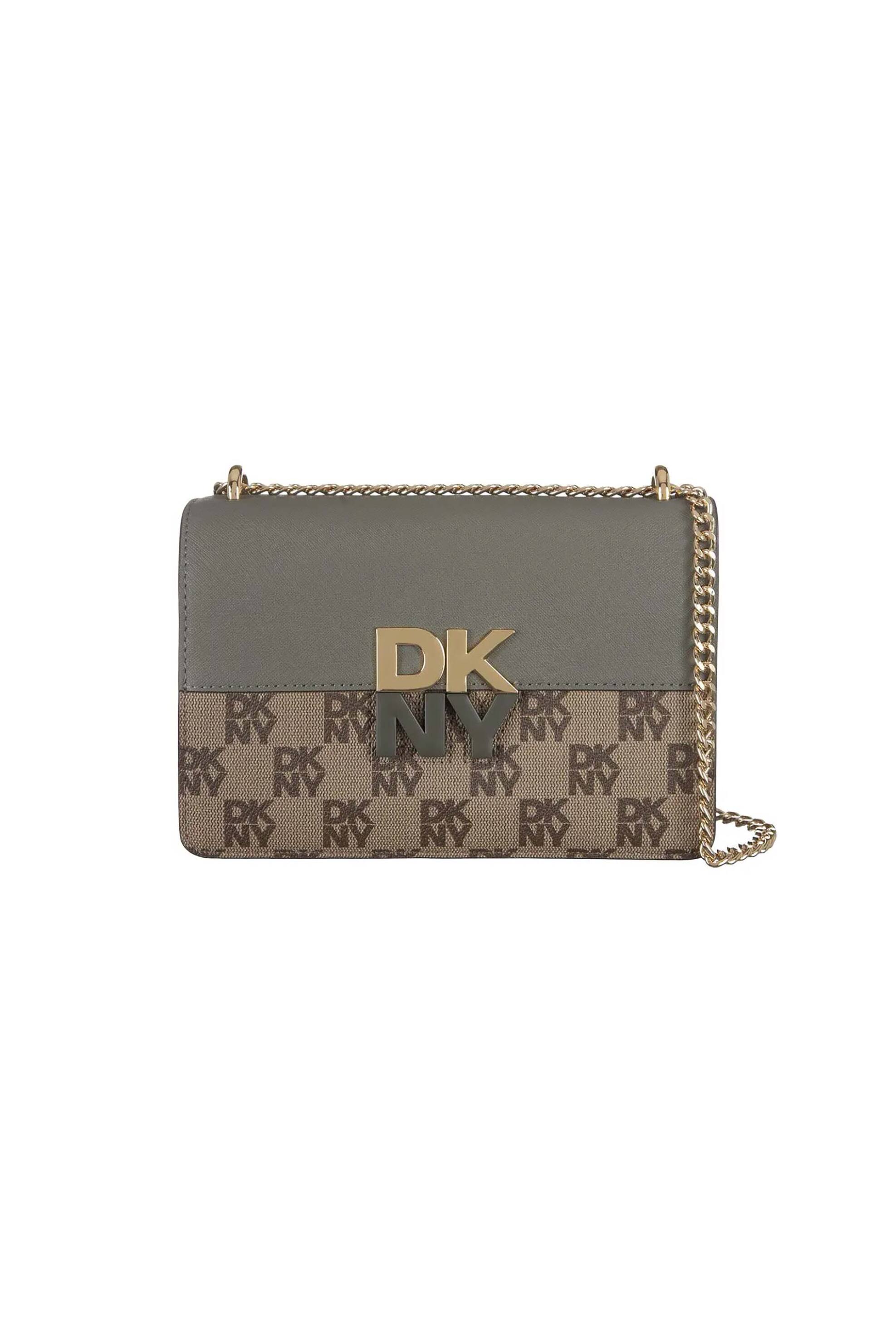  DKNY γυναικείο mini bag με all-over monogram 