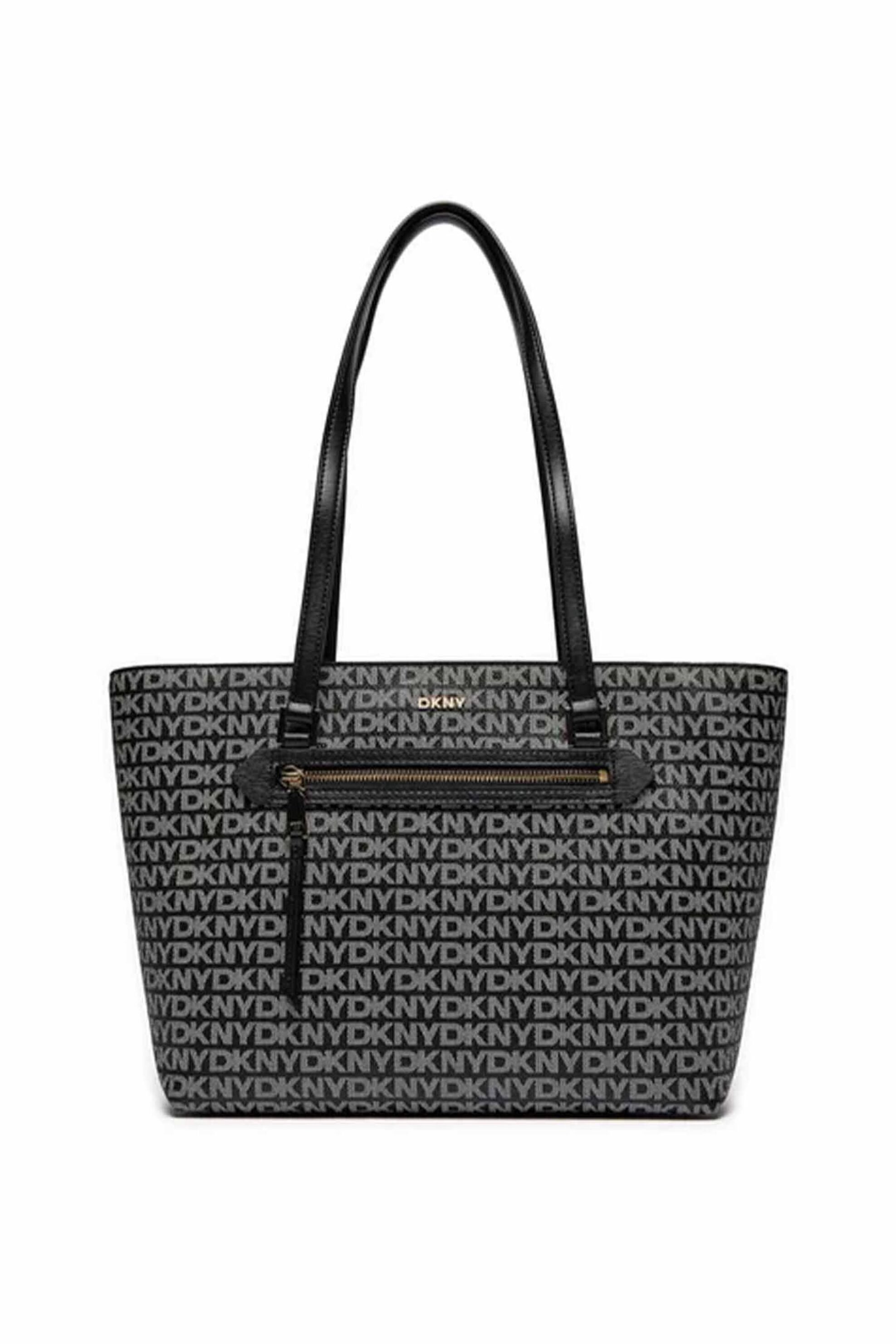  DKNY γυναικεία τσάντα ώμου με all-over monogram 