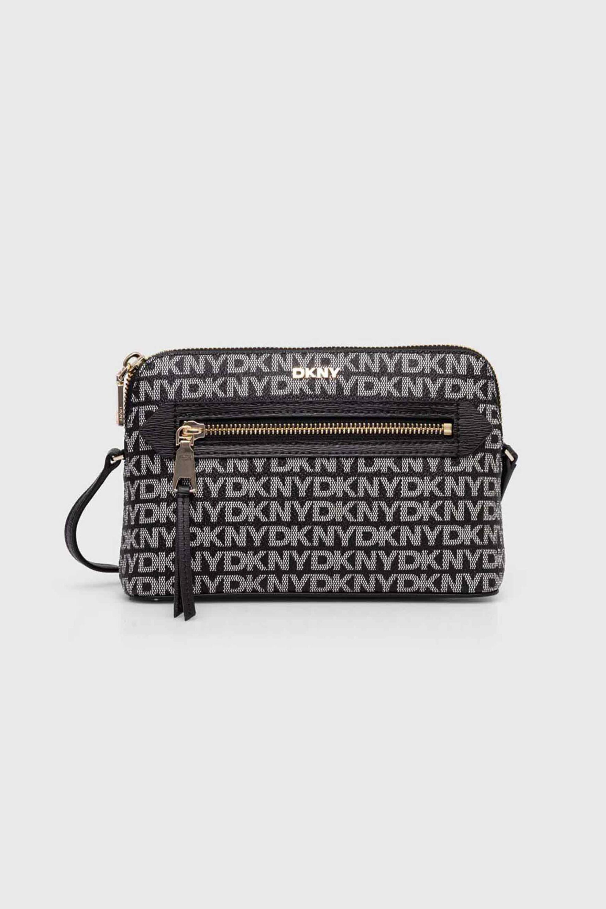  DKNY γυναικεία τσάντα crossbody με all-over logo print 