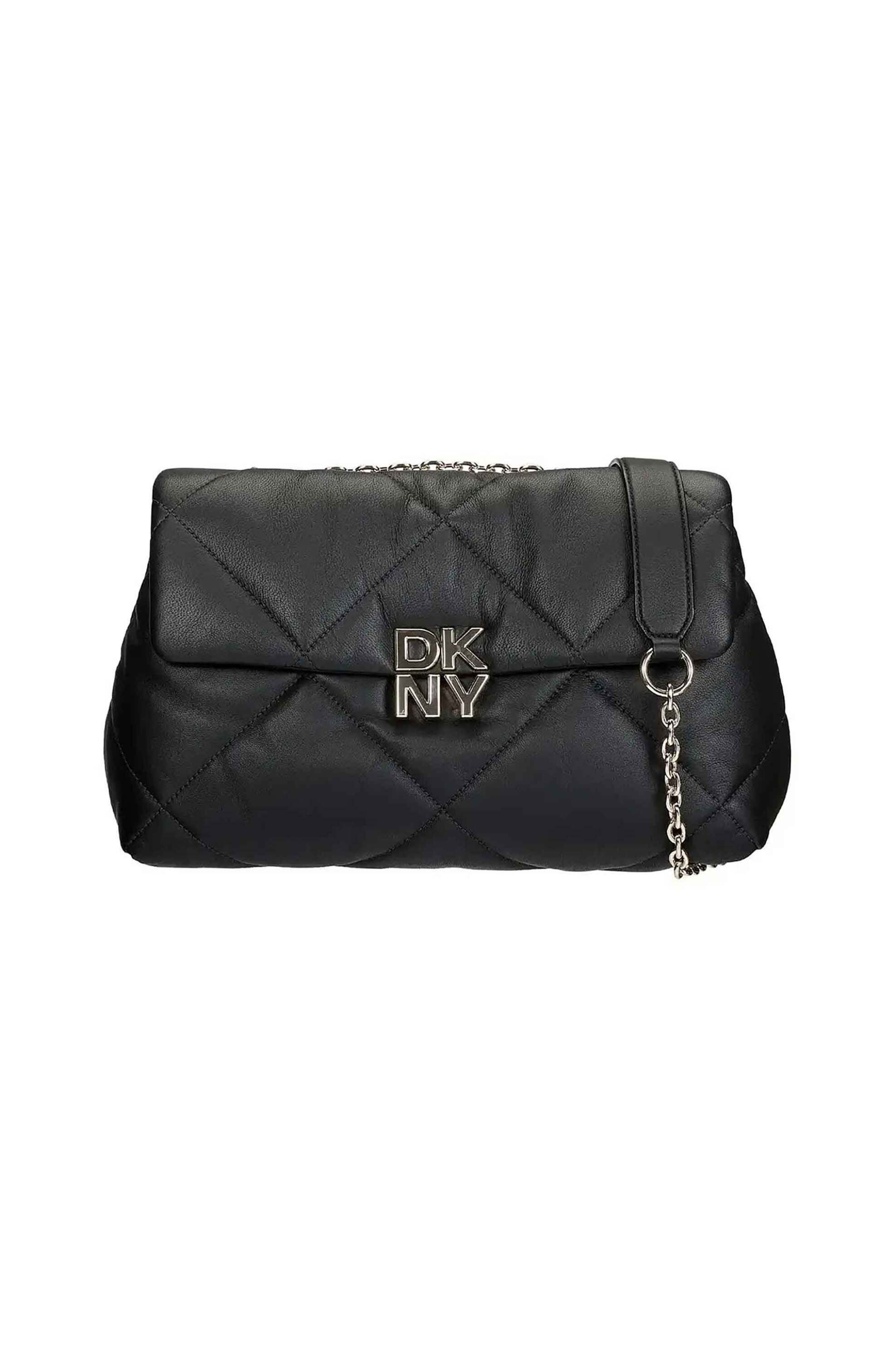  DKNY γυναικεία τσάντα crossbody με καπιτονέ σχέδιο 