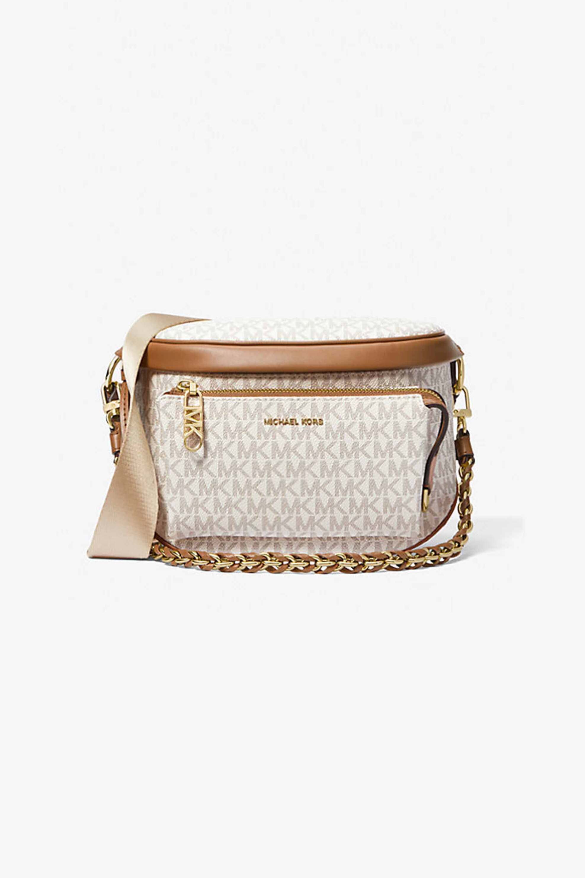  Michael Kors γυναικεία τσάντα crossbody με all-over monogram - 30S4G04M0B Εκρού 2025