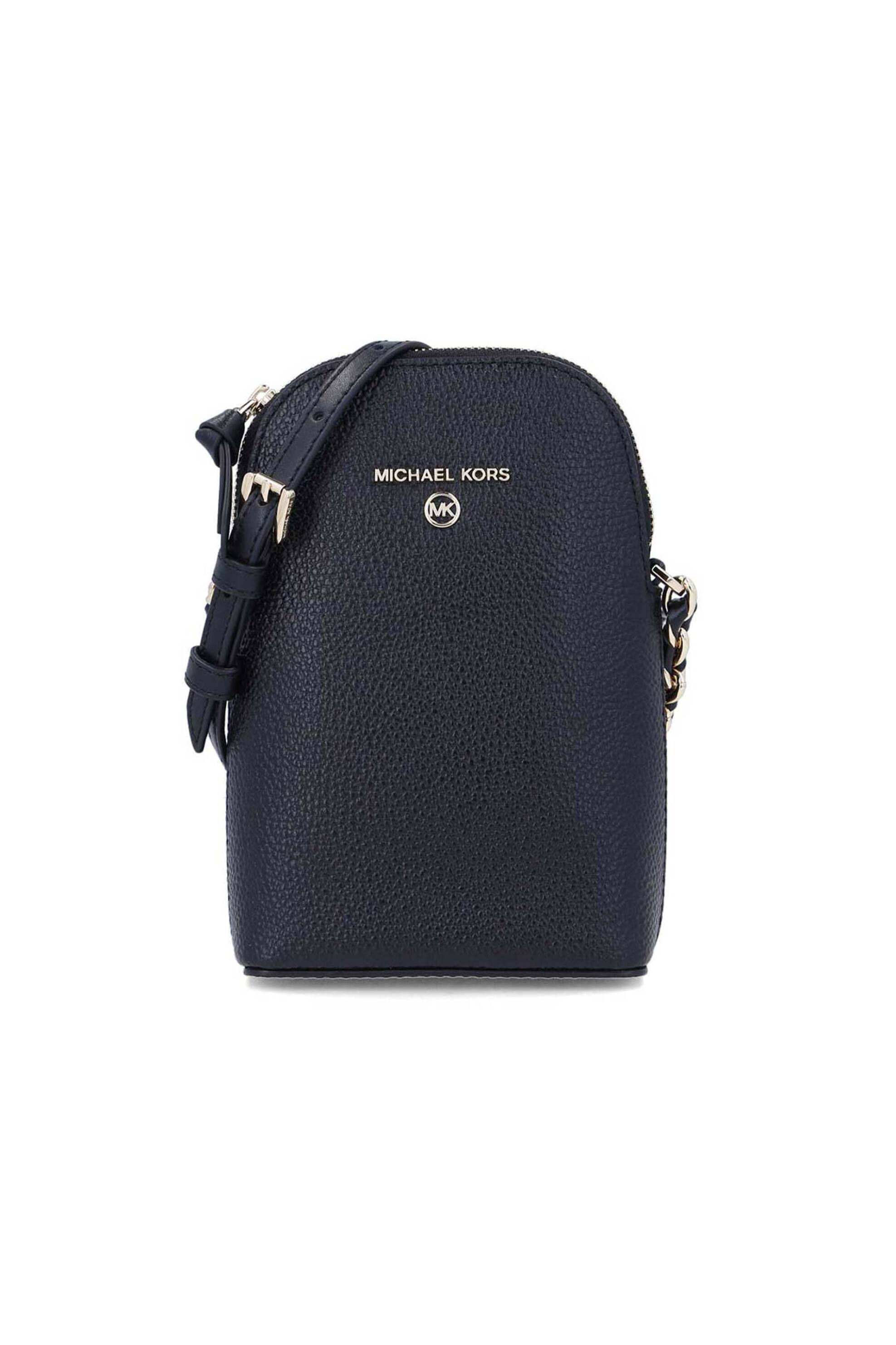  Michael Kors γυναικεία θήκη κινητού crossbody με μεταλλικό λογότυπο - 32T0GT9C1L Μαύρο 2025