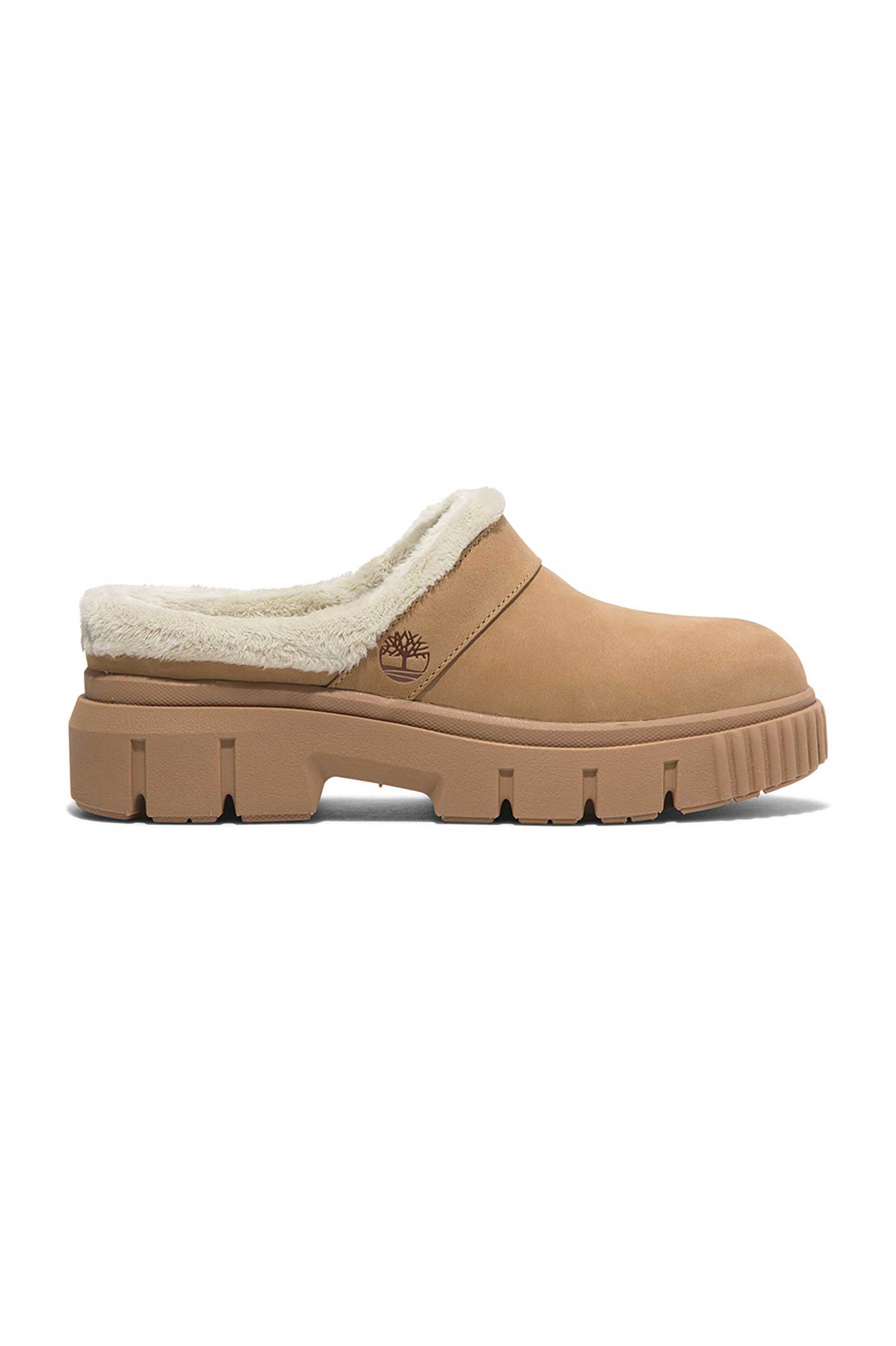 Timberland Timberland γυναικεία παπούτσια slip on με faux γούνα 