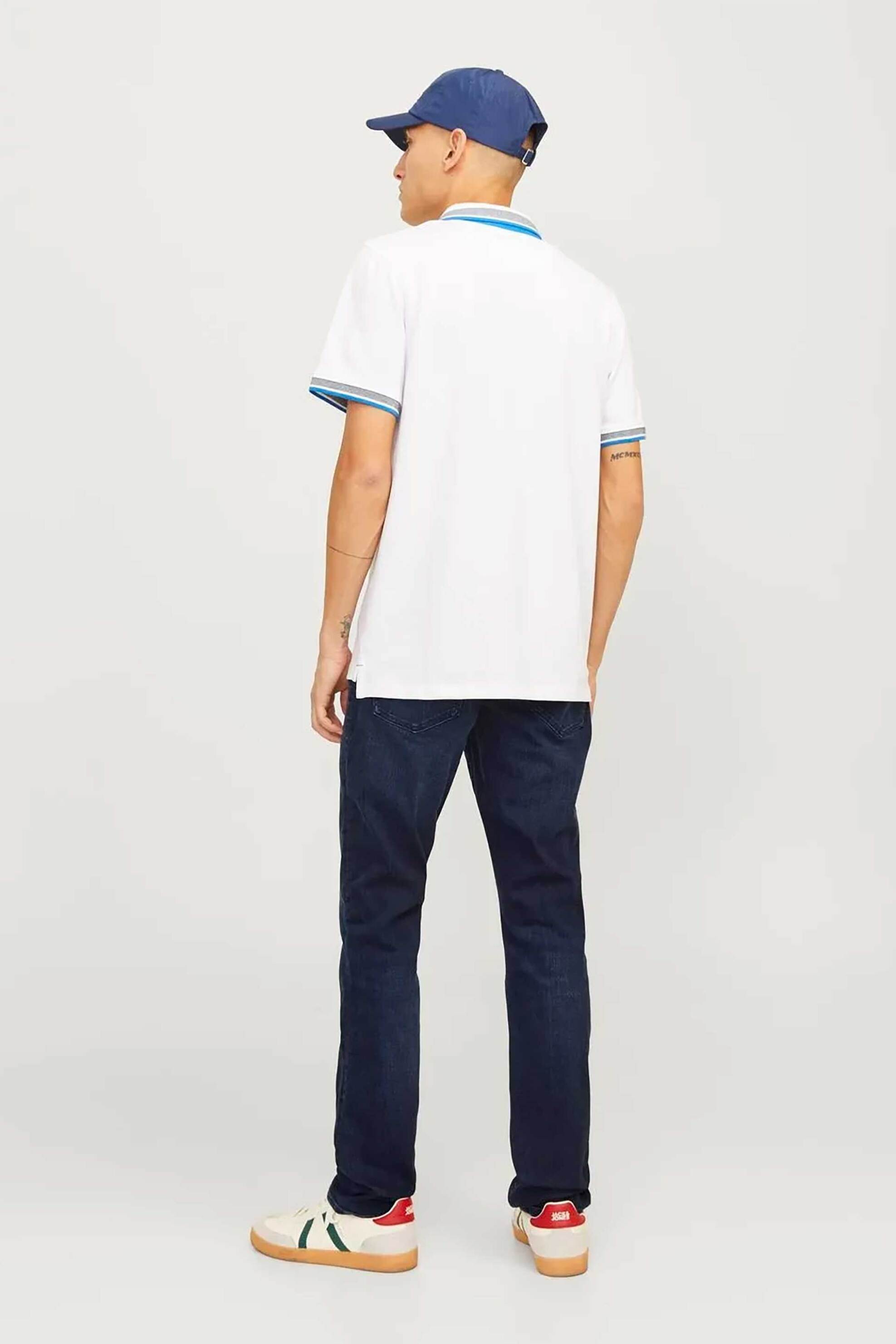 JACK & JONES ανδρικό τζιν παντελόνι πεντάτσεπο Slim Fit - 12259055 Denim Blue φωτογραφία