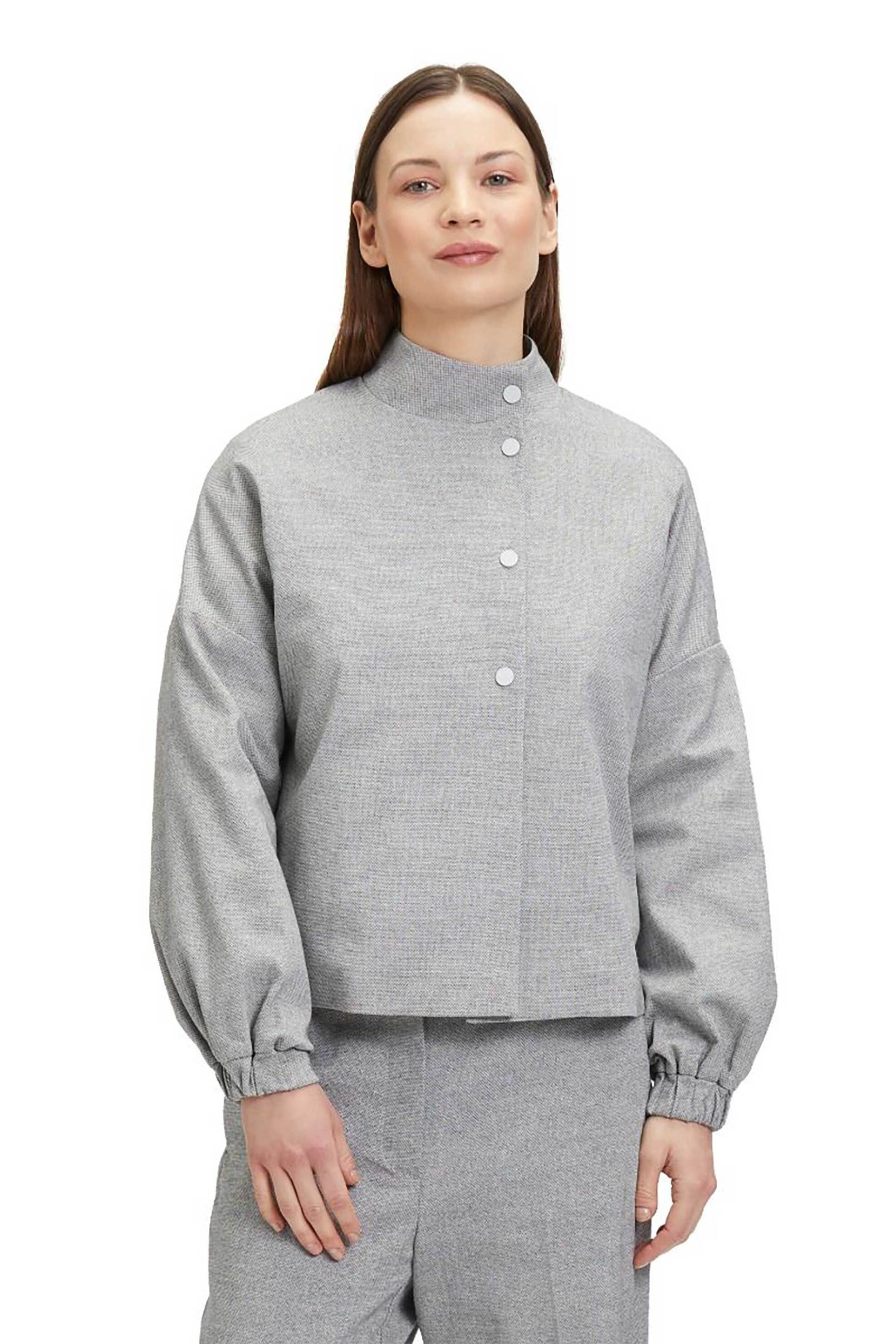  BETTY & CO γυναικείο jacket με ψηλό λαιμό - 4370/3381 Γκρι 2025