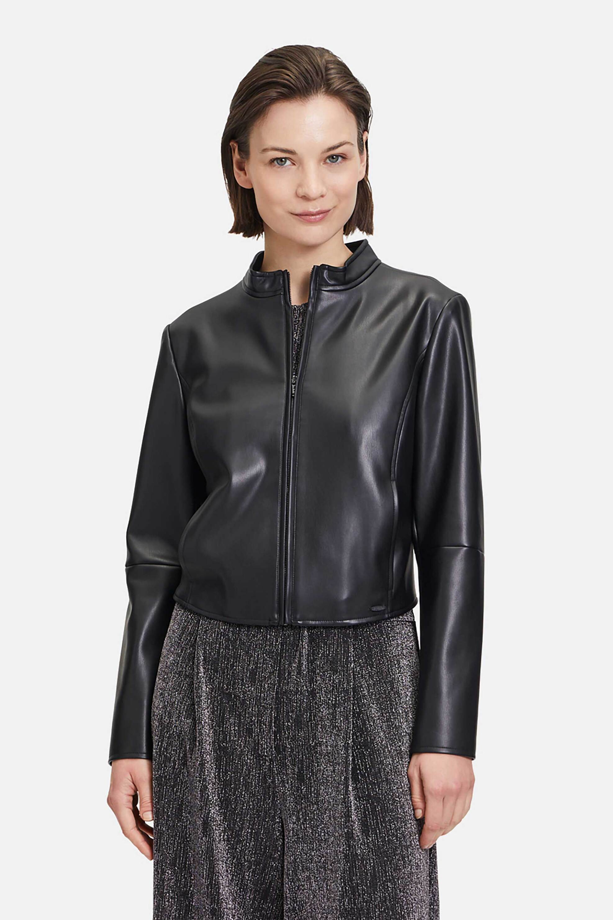  BETTY & CO γυναικείο biker jacket faux leather - 4375/3427 Μαύρο 2025