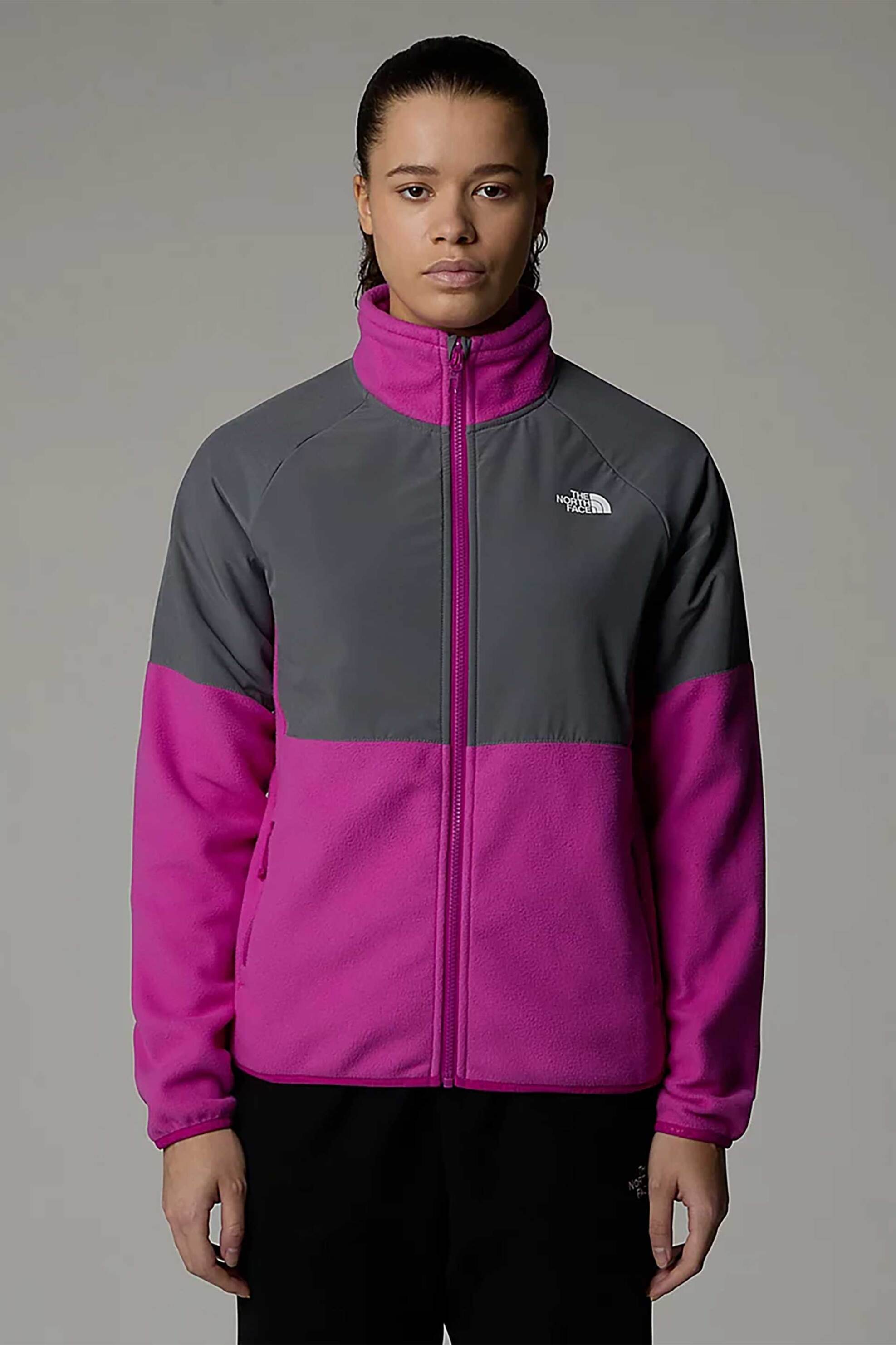 The North Face γυναικεία ζακέτα φούτερ fleece "Glacier Heavyweight Full-Zip" - NF0A89JA71O1 Φούξια φωτογραφία