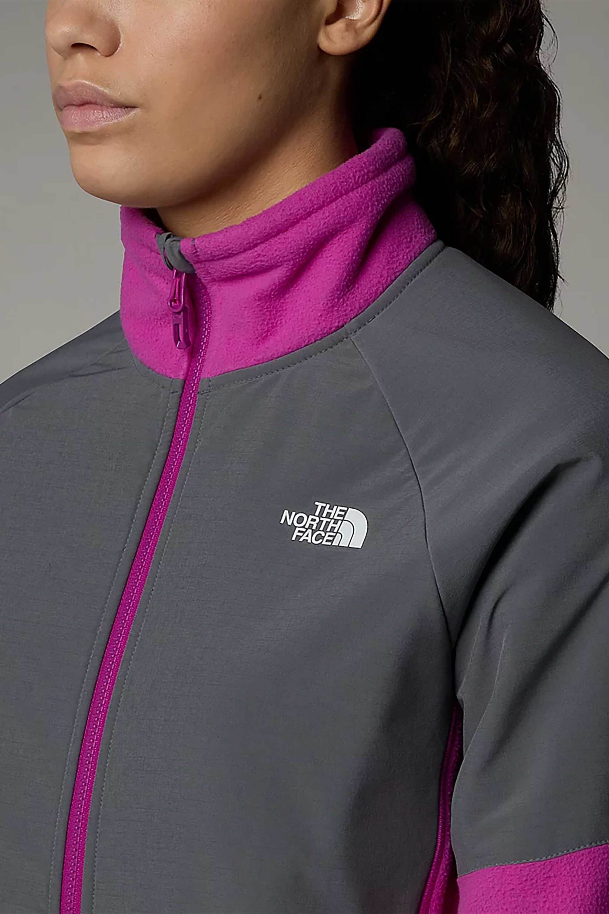 The North Face γυναικεία ζακέτα φούτερ fleece "Glacier Heavyweight Full-Zip" - NF0A89JA71O1 Φούξια φωτογραφία