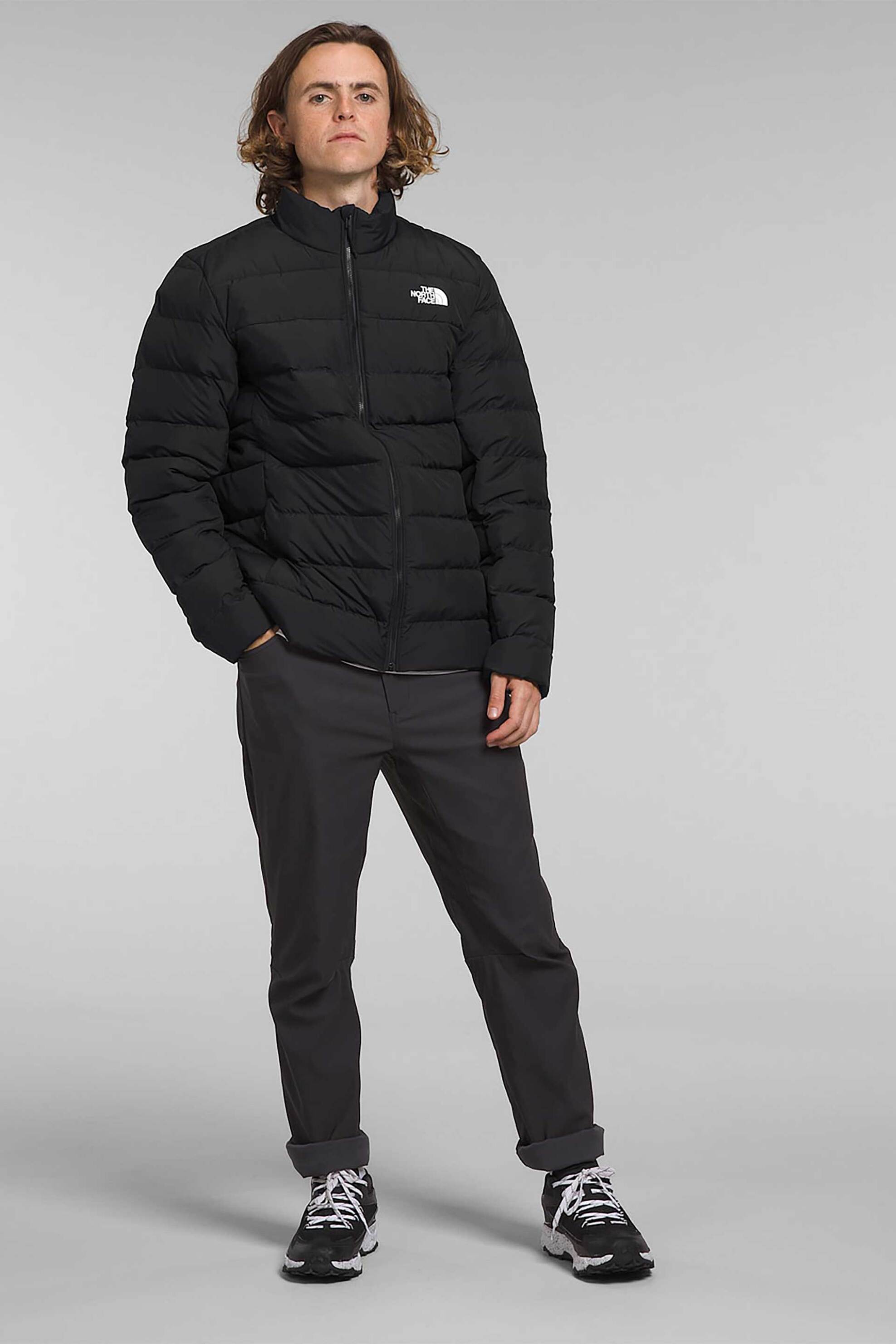 The North Face ανδρικό μπουφάν με καπιτονέ σχέδιο και λογότυπο "Aconcagua 3" - NF0A84HZ4H01 Μαύρο φωτογραφία