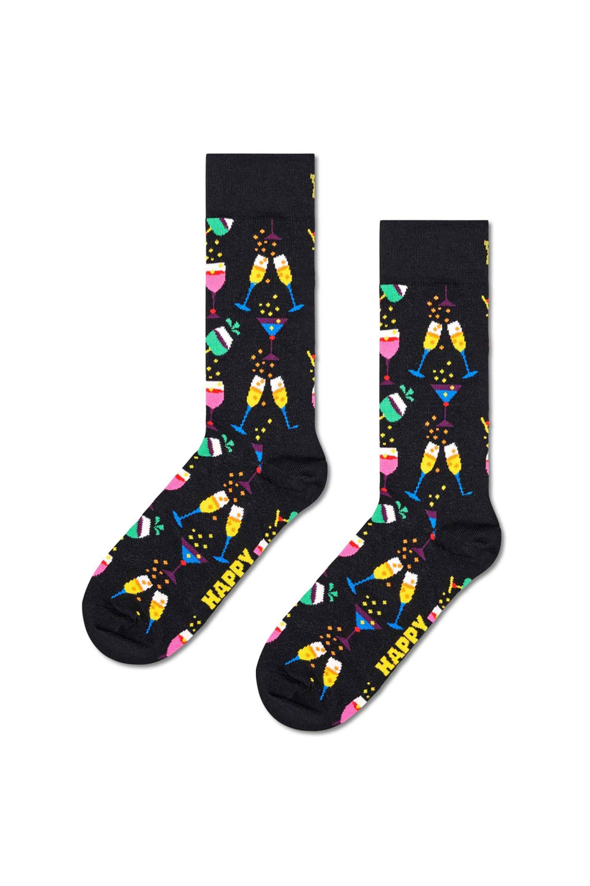 HAPPY SOCKS Happy Socks unisex κάλτσες "Cheers" - SCHR01-9300 Πολύχρωμο