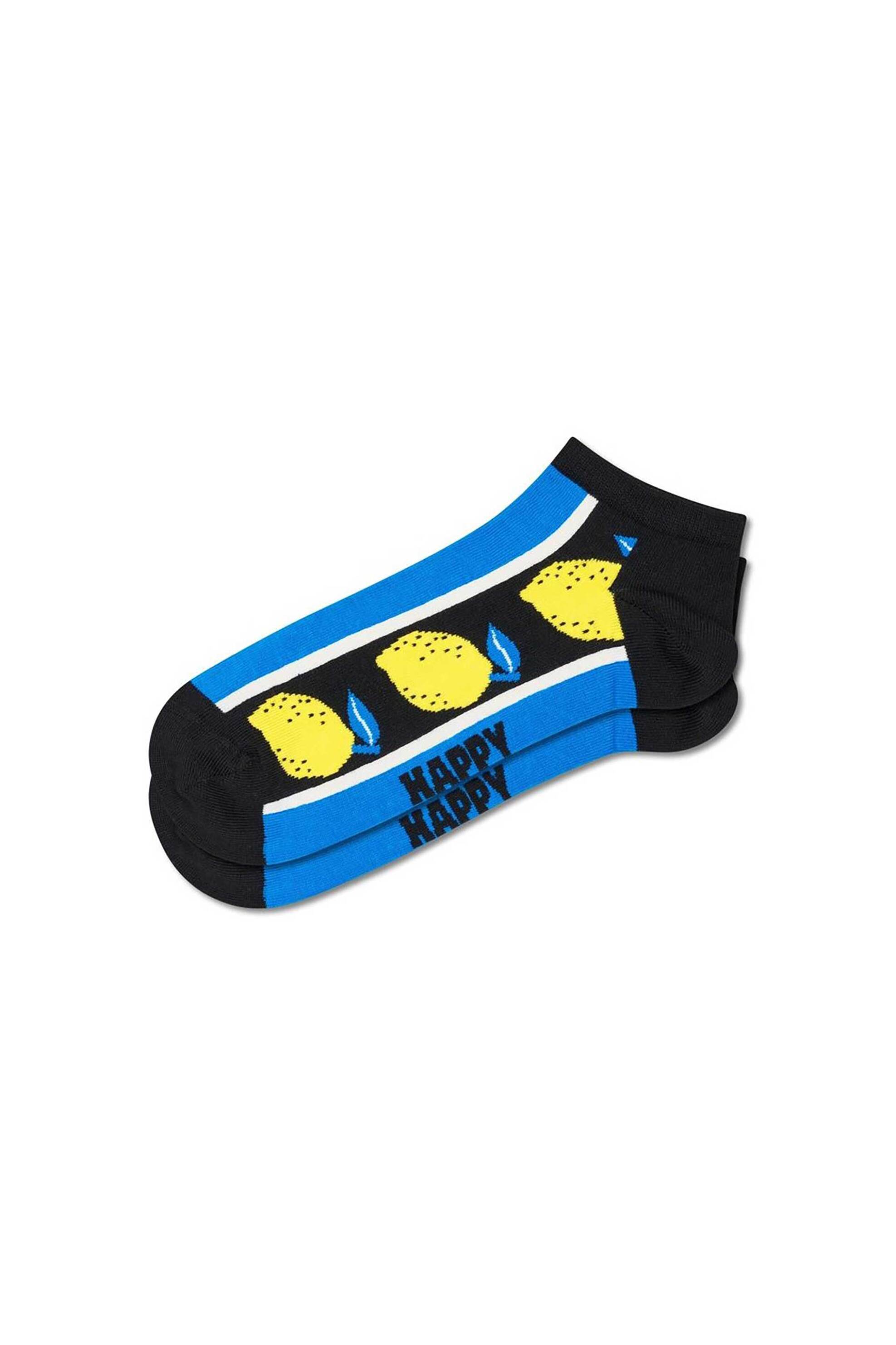 HAPPY SOCKS Happy Socks unisex κάλτσες "Lemon Low" - P002630 Μαύρο