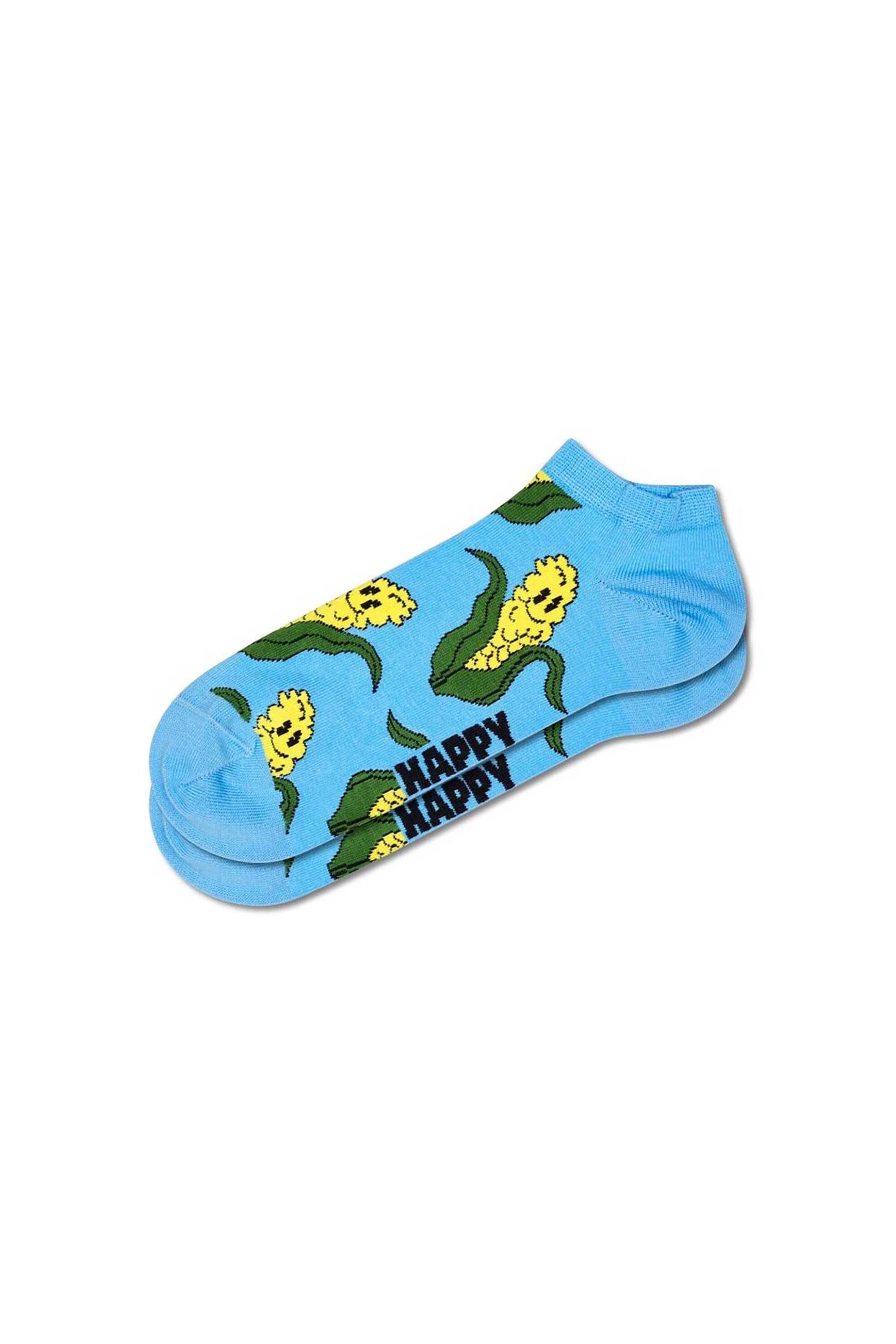 HAPPY SOCKS Happy Socks unisex κάλτσες "Corn Low" - P002625 Γαλάζιο