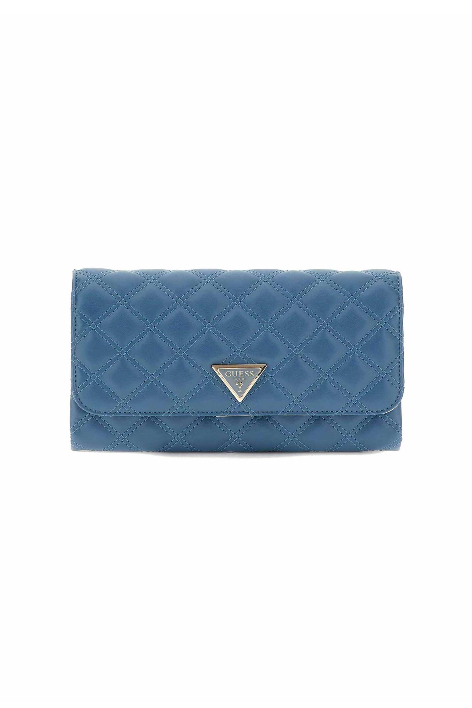 Guess Guess γυναικείο clutch καπιτονέ με λογότυπο 